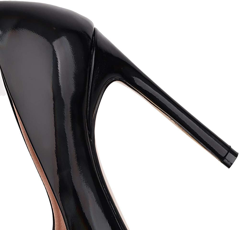 Patent Leather Women'S Fashion Lace Toe Stiletto High Heels Evening Party Women'S Shoes ZY56-51 image number 6