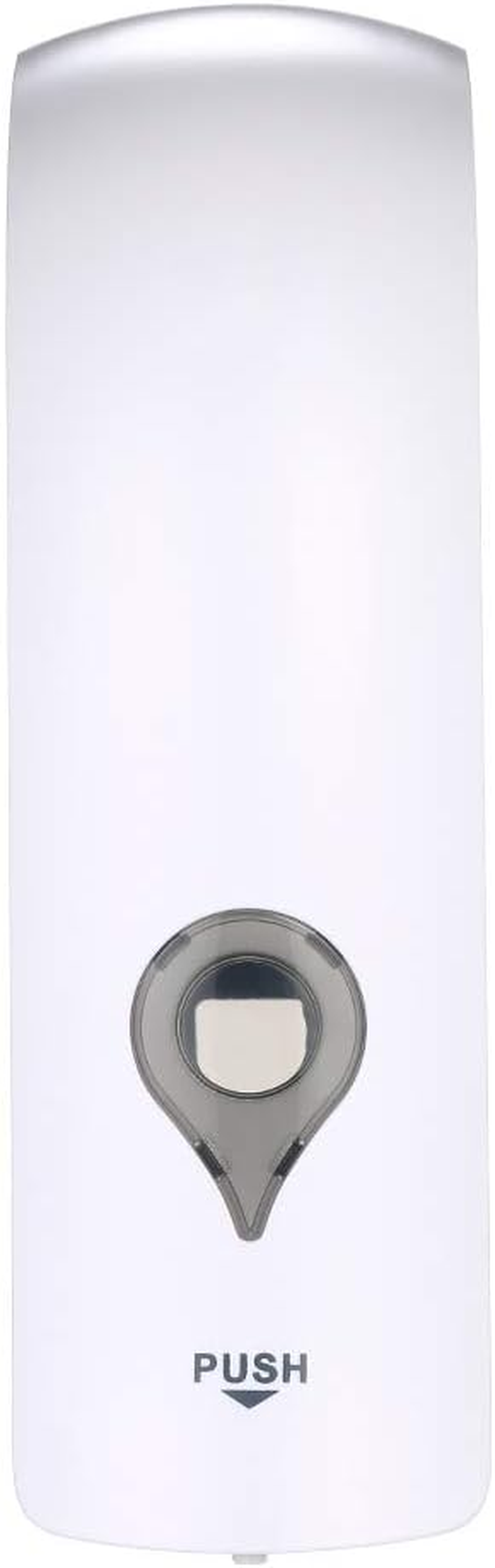 Lancoon Soap Dispenser Wall Mounted Single Head Dispenser, Gray Color Suitable for Family Bathroom Kitchen Hotel Commercial Place, Space Saving and ABS Durable 300Ml/10.56Fl.Oz