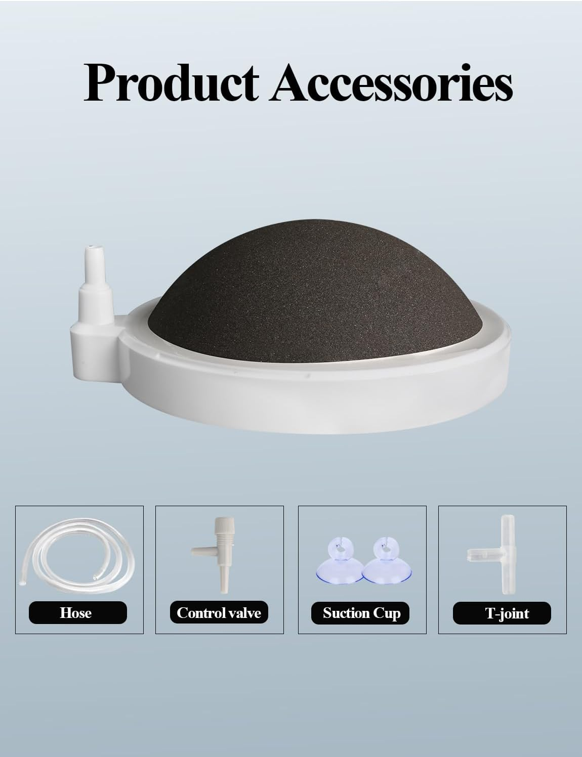 Boxtech Aquarium Air Stone, Oxygen Stone Nano Bubble Air Stone Decor, Aquarium Accessories Tiny Bubbles (100 Mm) image number 4