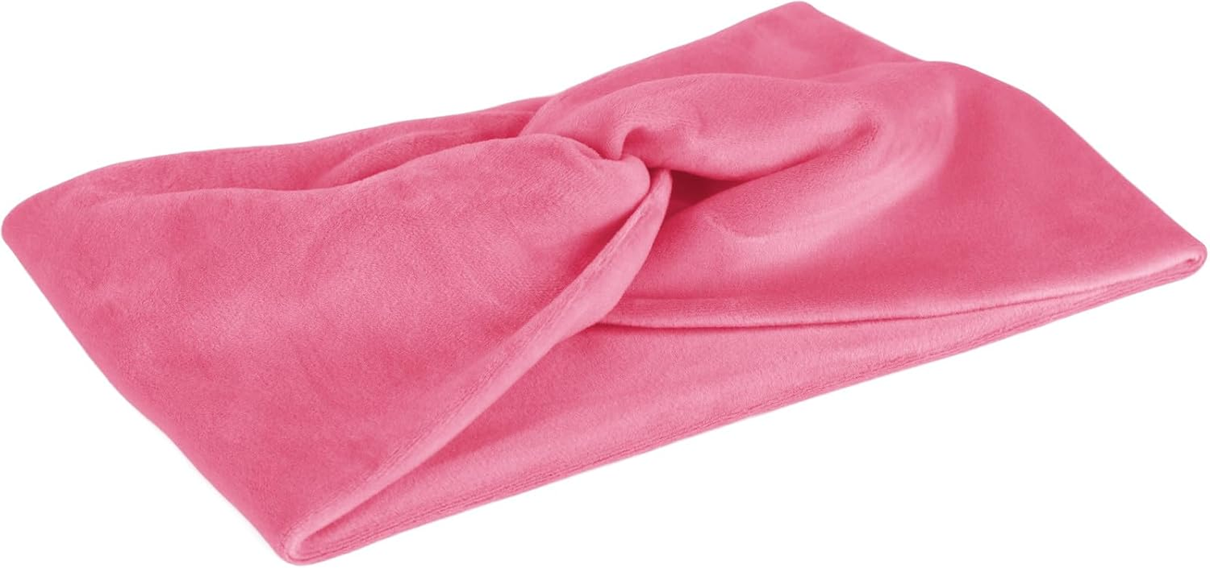 Stylebreaker 04026040 Women'S Velvet Look Headband with Twist Knots, Warm Hair Band, Headband, Hair Accessories, Colour: Pink image number 6