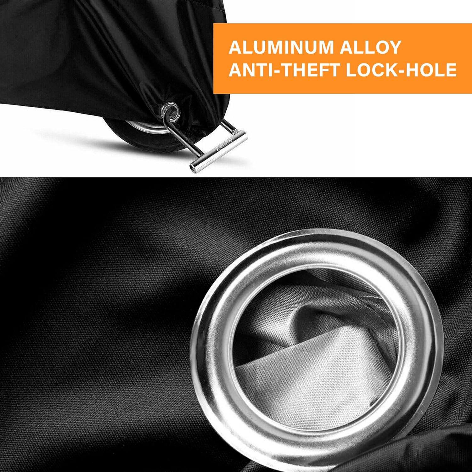 BLEJOY Bike Cover Waterproof Outdoor - Bicycle Covers for 1 or 2 Bikes - 420D Heavy Duty Rain Sun UV Dust Wind Proof Cover for Electric Mountain Road Bike image number 6