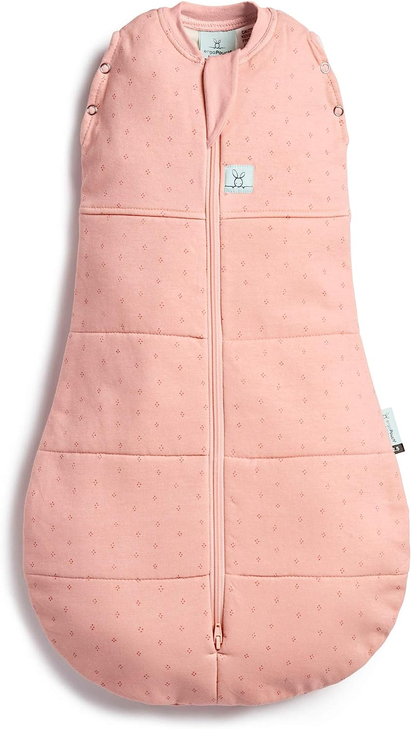 Ergopouch 2.5 TOG Cocoon Swaddle Bag, 3-6 Months, Berries Print &ndash; Organic Cotton, Two-Way Zip, Arms In/Out, Warm & Comfortable, Ideal for Room Temperatures (15&ndash;21&deg;C) image number 2