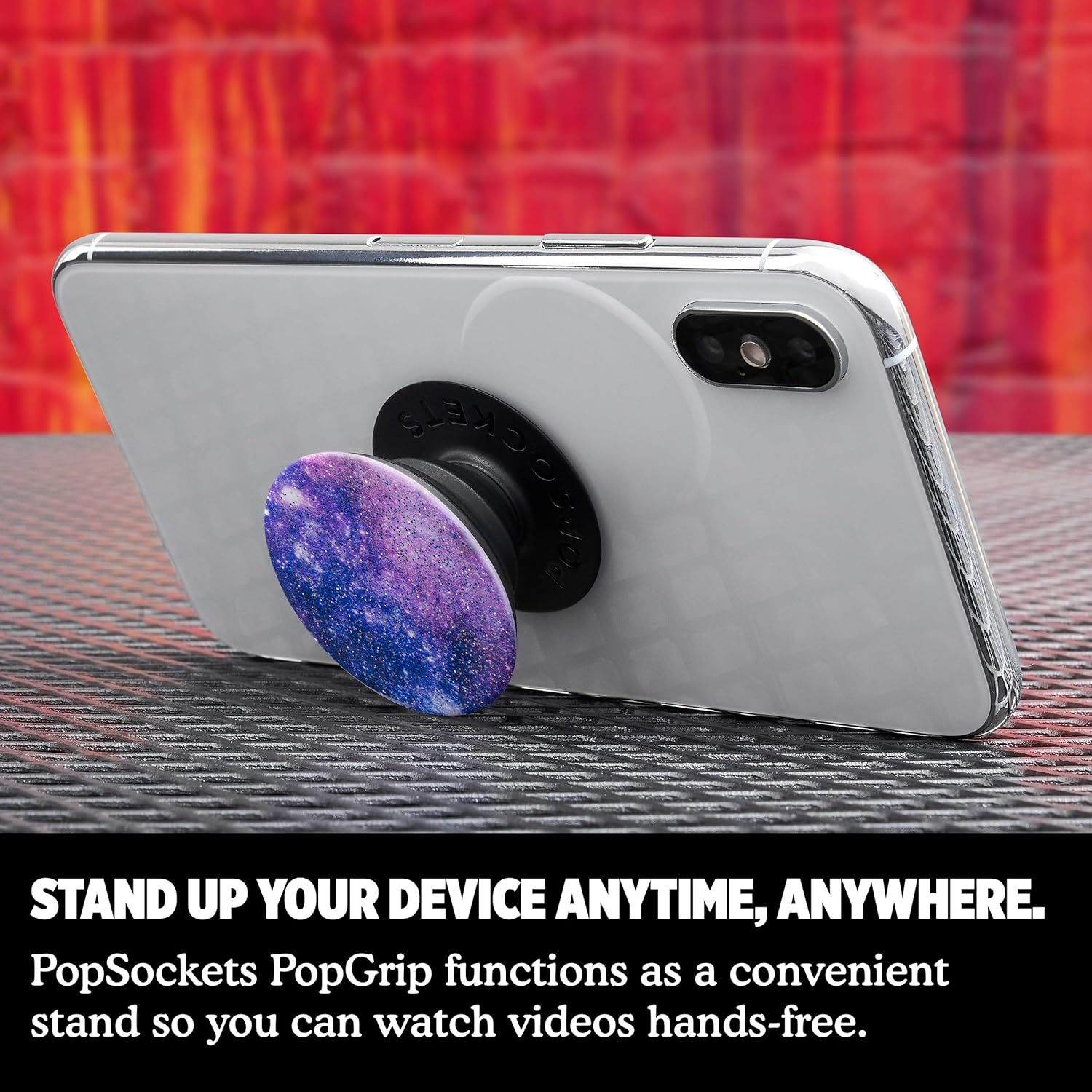 Popsockets: Popgrip with Swappable Top for Phones & Tablets - Glitter Nebula image number 6