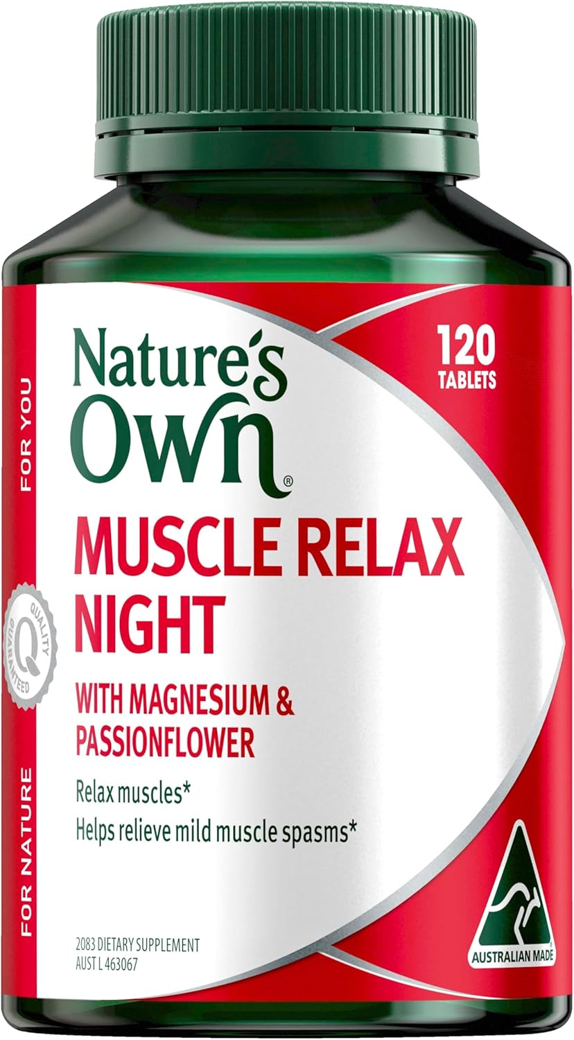 Nature'S Own Active Magnesium Recovery Muscle Night 120 Tablet image number 1