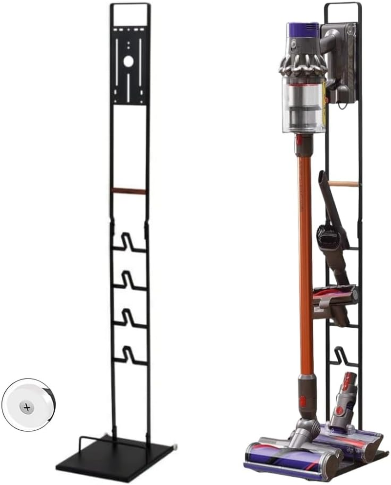 Vacuum Stand Compatible for Dy Son V15 V11 V10 V8 V7 V6 with Wheels, Metal Storage Bracket Stand Holder Compatible for Dy Son Handheld Cordless Vacuum Cleaners, Accessories, Attachments image number 4