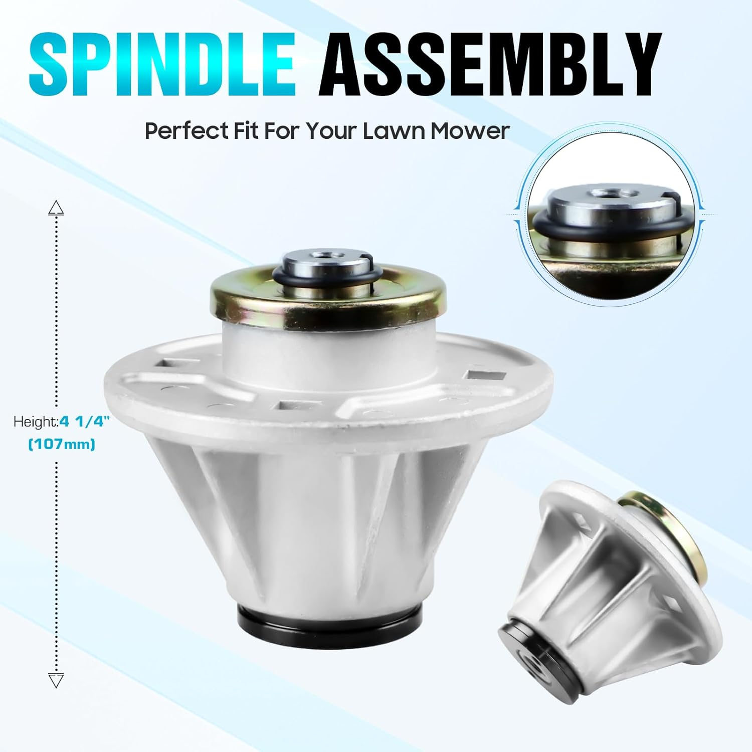 Lawn Mower Deck Spindle Assembly Replace for Ariens Gravely 51510000, 61527600, 61543800 40 44 48 Inch Decks Zoom 1540 1640 1740 1744 1840 1842 (3 Pack) image number 4