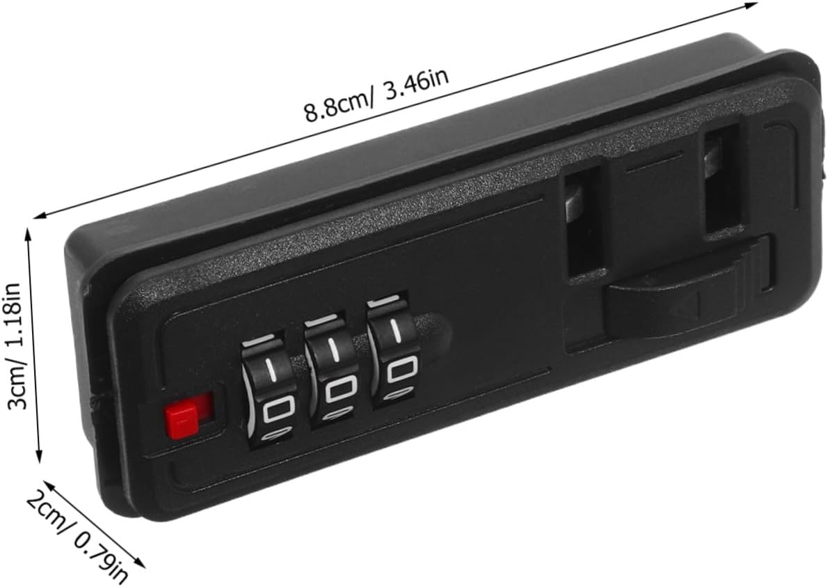 Gatuida Luggage Compartment Lock Password for Suitcases Self-Setting Travel Lock for Suitcase Security for Travel Case and Box Protection image number 1