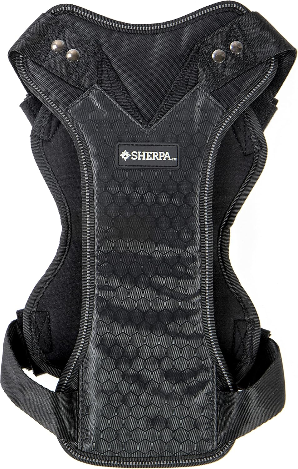 Sherpa Crash-Tested Multipurpose Seatbelt Dog Harness - Black, Large