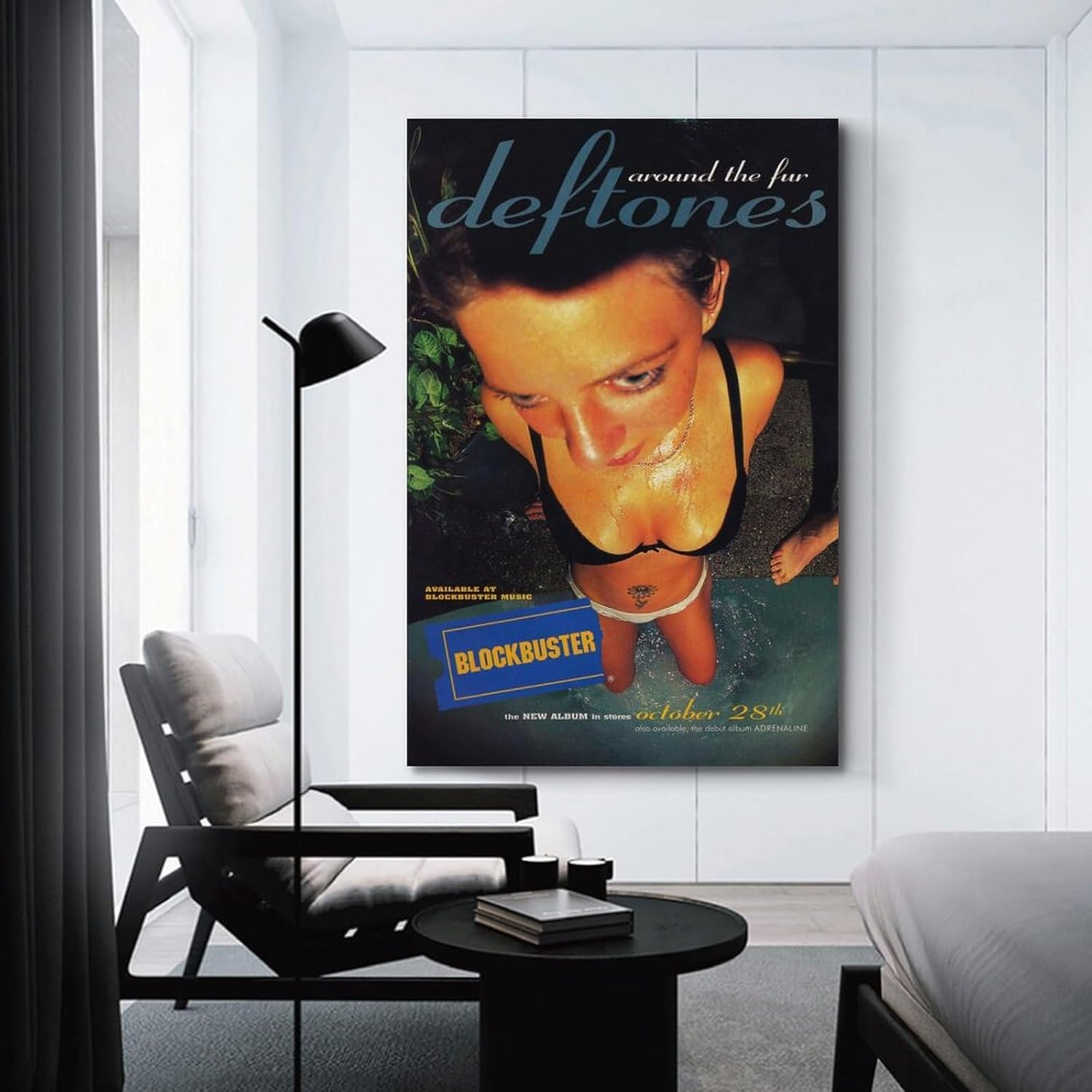 Art Deftones Music Canvas Poster Poster Canvas Painting Wall Art Picture Home Decor Print for Bedroom Living Room Dorm Study Bar Office 12X18Inch(30X45Cm)