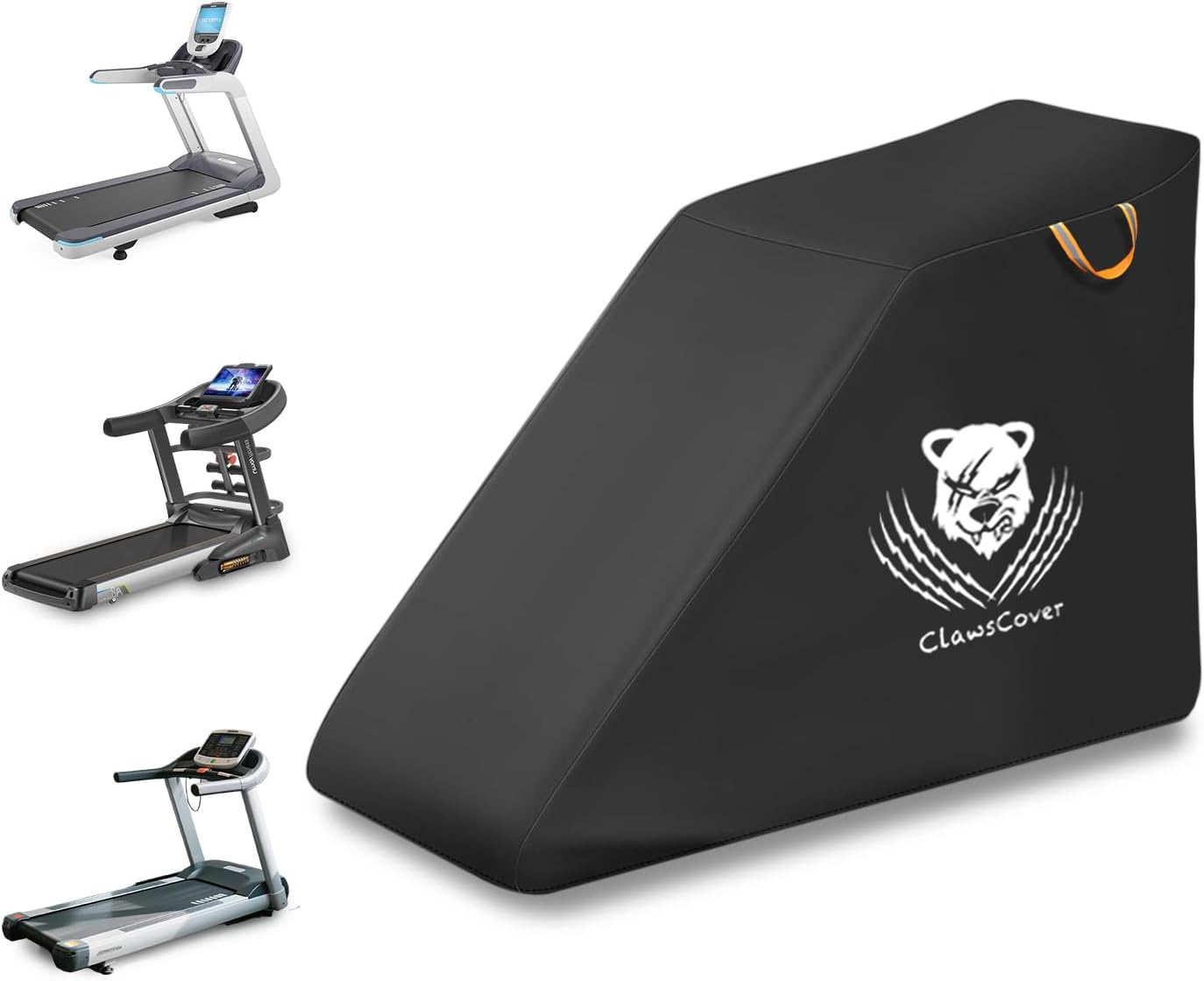 Clawscover Treadmill Cover Waterproof Dustproof Running Machine Cover Exercise Workout Equipment Protective with Windproof Drawstring and Air Vents for Home Gym Indoor Outdoor image number 1