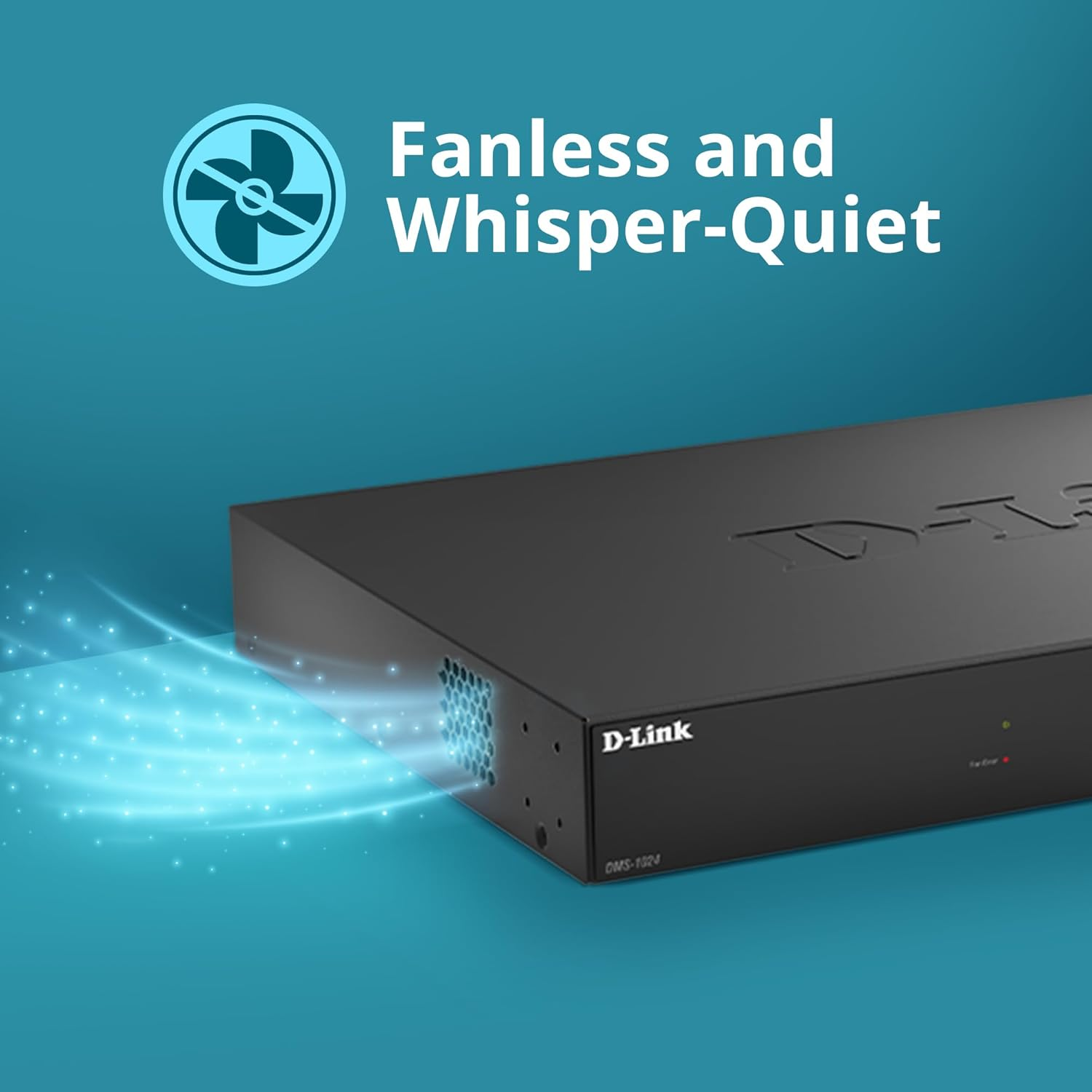 D-Link DMS-1024 24-Port Multi-Gigabit Ethernet Switch &ndash; 2.5Gbps per Port, 120Gbps Switching Capacity &ndash; Plug & Play, Fanless, IGMP Snooping, Qos &ndash; Ideal for Wi-Fi 6, NAS, Gaming image number 1