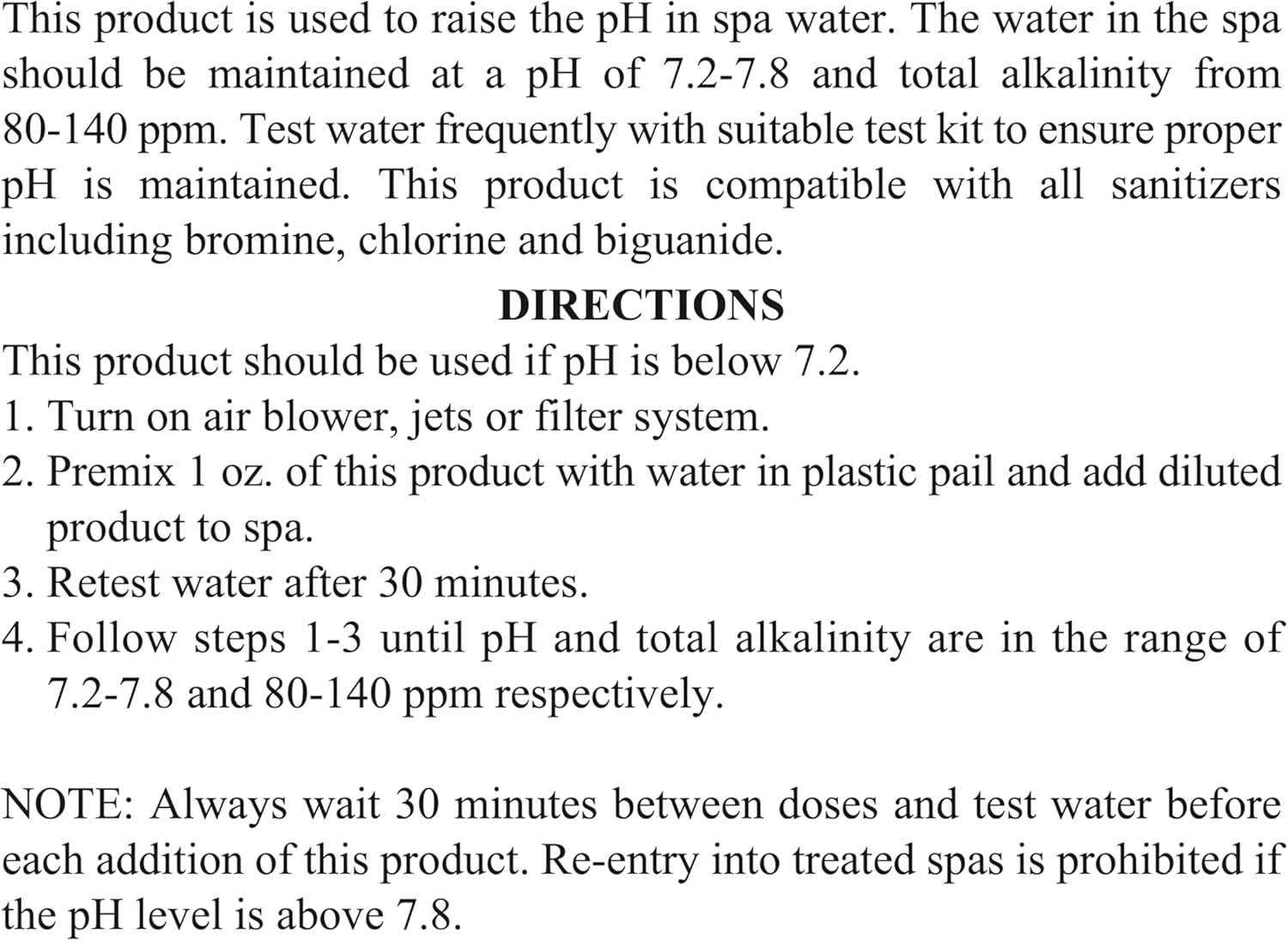 Spachoice 1-Pound Premium Ph Increaser for Hot Tub, 100% Sodium Carbonate, Made in USA image number 1