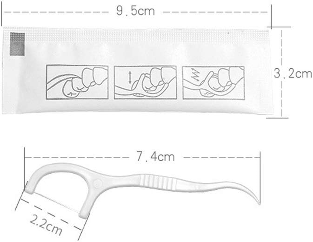 50 Count,Individually Wrapped Micro Dental Floss (50 Pcs) image number 6