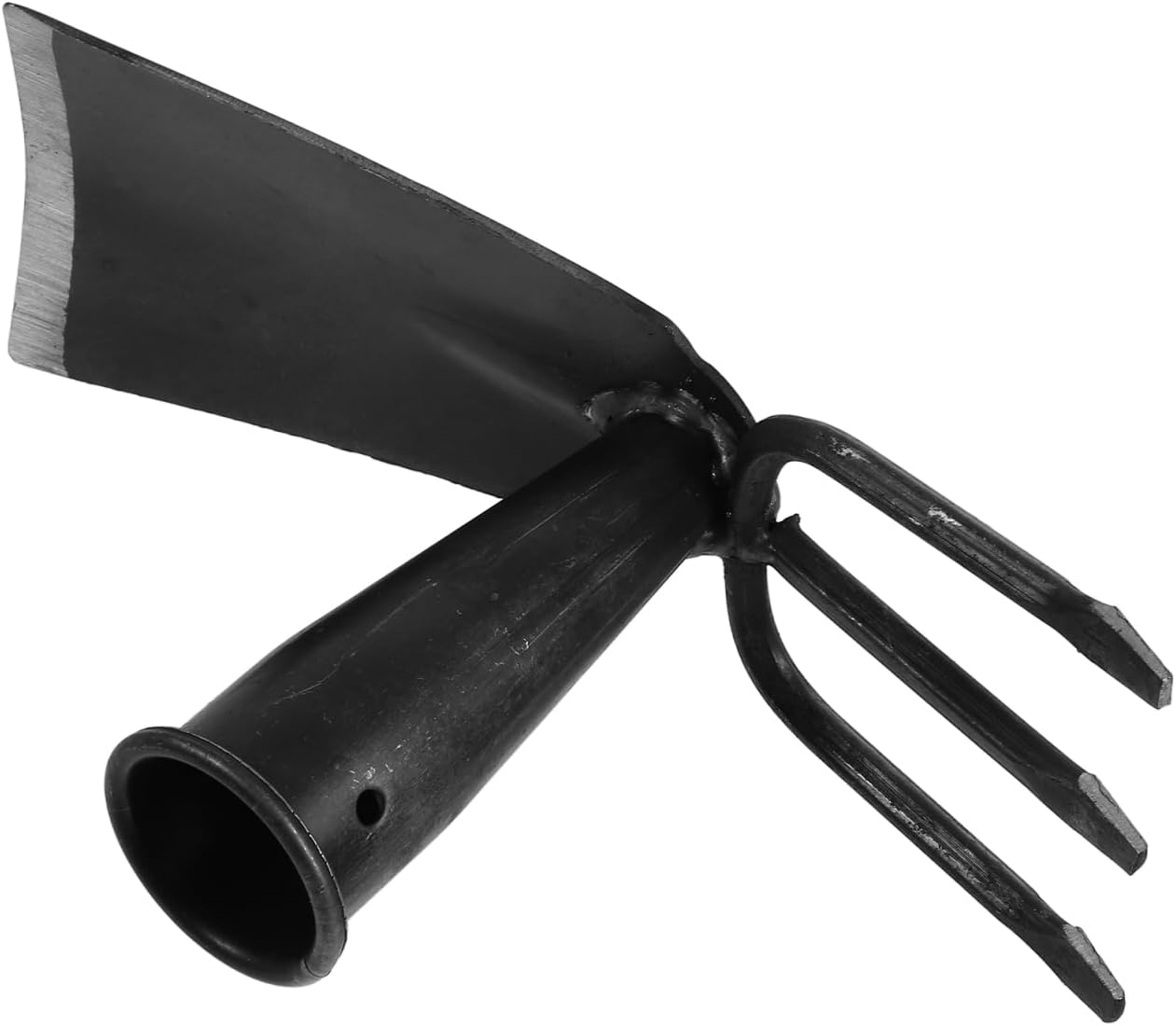 ARTIBETTER Hand Gardening Hoe and Rake Replacement - Carbon Steel Dual Head Tool for Weeding, Digging, and Soil Loosening - 8.07 X 4.25 X 2.95 Inches image number 2