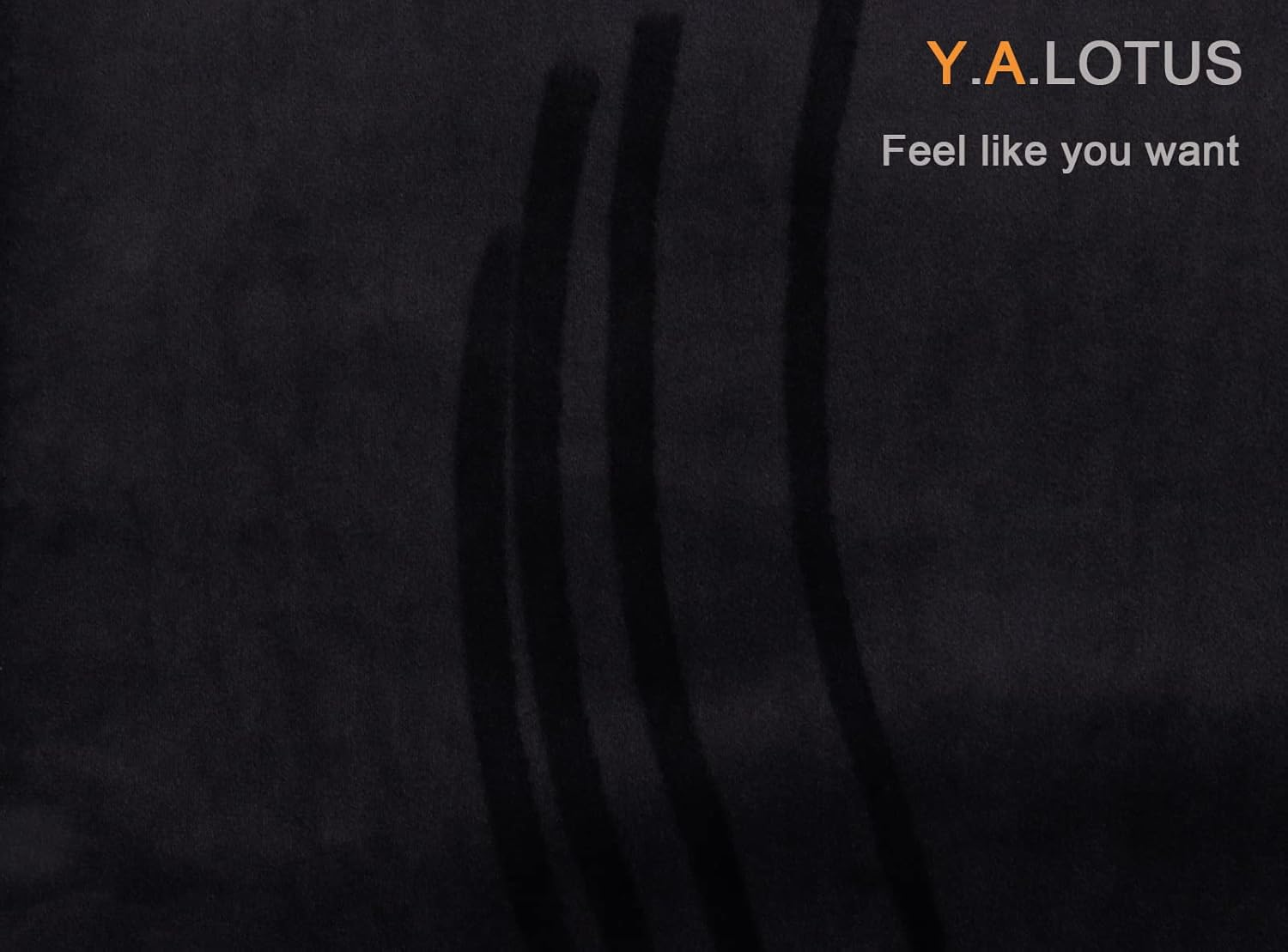 Y.A. LOTUS Black Microfiber Fabric Self-Adhesive Suede Look 16.5In X 59In, Premium Synthetic Leather - Stretch Film Fabric Perfect for Car Interior Decorate image number 1