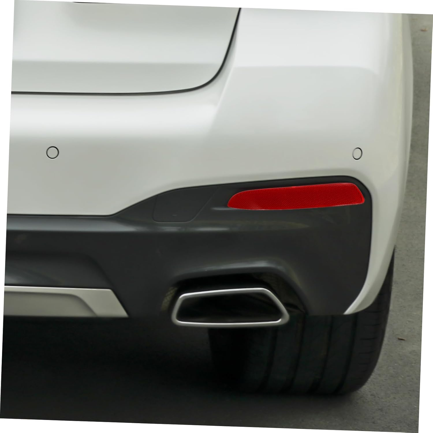 Car Bumper Trim Reflectors of Rear Bumper Lights for Safety Visibility Left Right image number 3
