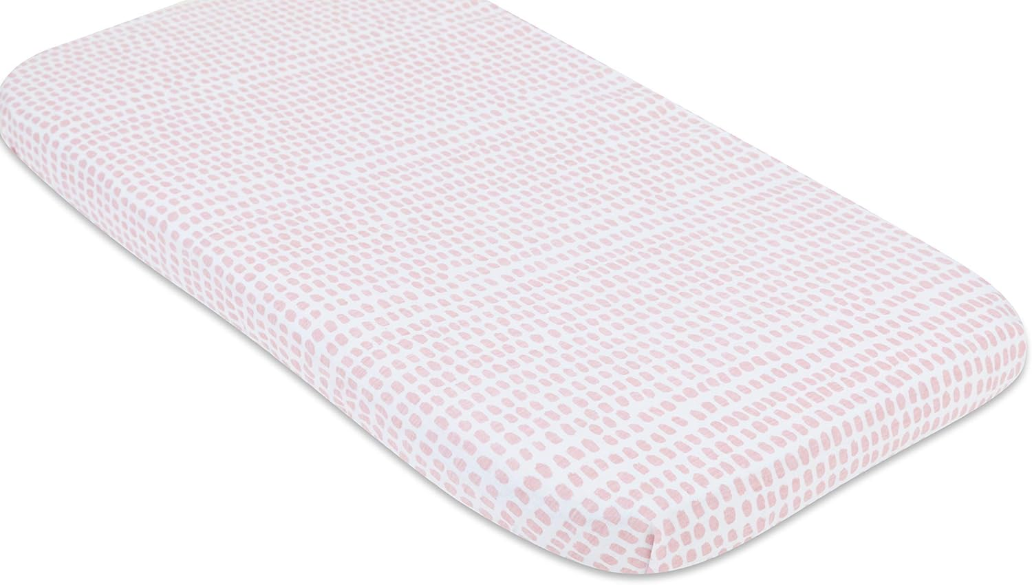 Ely'S & Co. Waterproof Bassinet Sheet,No Need for Bassinet Mattress Pad Cover, 2 Pack Mauve Pink Splash & Stripes,For Baby Girl image number 2