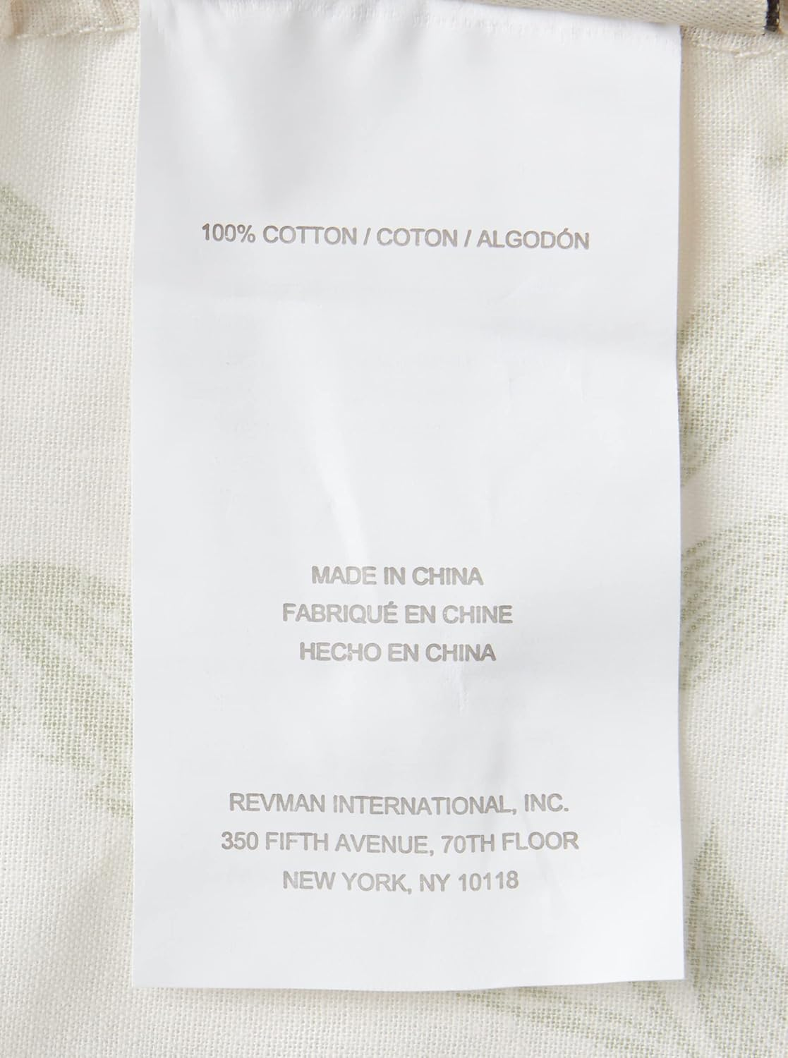 Laura Ashley Home - Cotton Pole Top Valance, Stylish & Lightweight Window Treatment for Home Decor (Natalie Sage, 50" X 18") image number 1