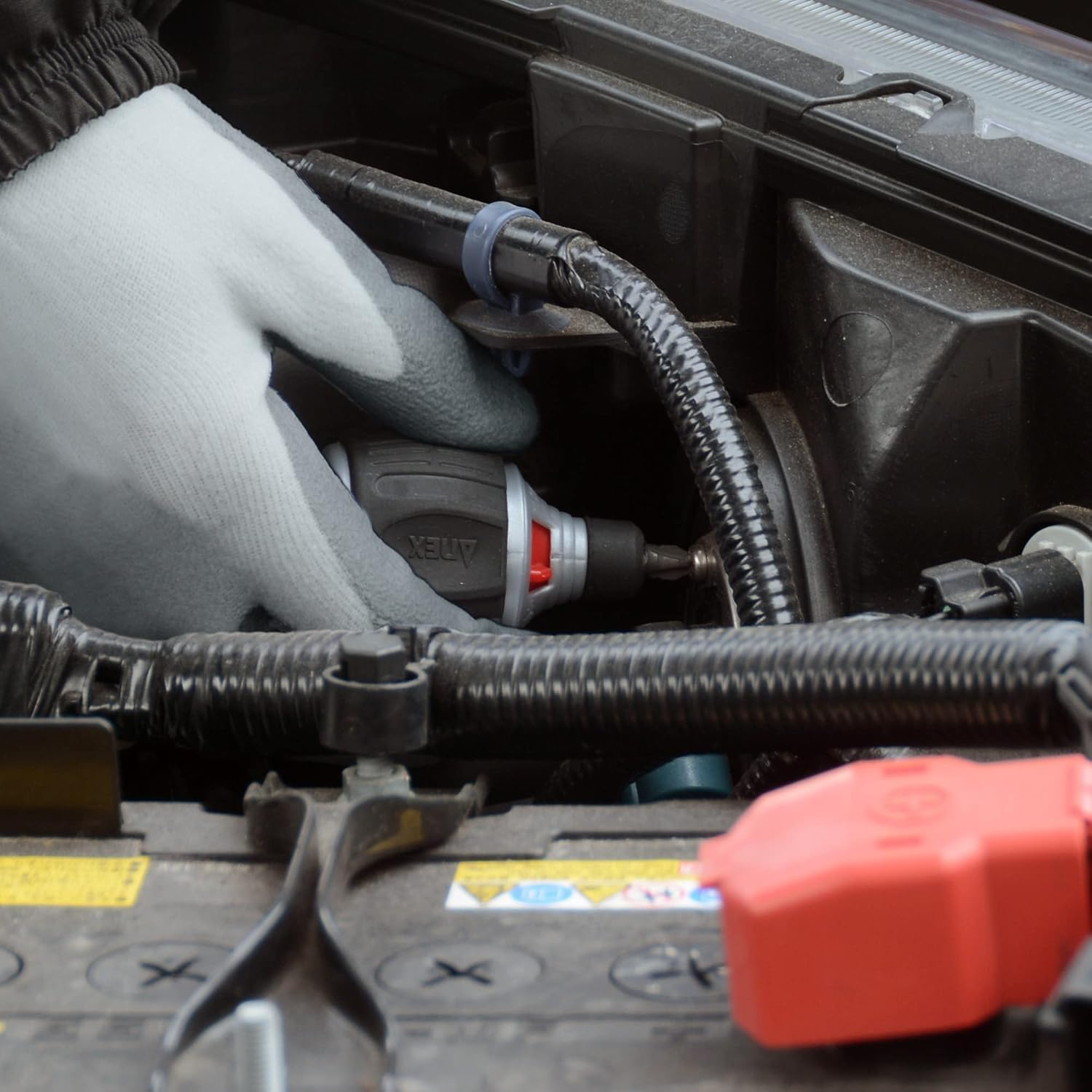 ANEX Ratchet Screwdriver, Replaceable Starby Minista 72, No.307-D, Can Be Fixed (Thick Grip for Easy Grip, Easy to Put Strength) Ball Type, Pocket Size image number 2