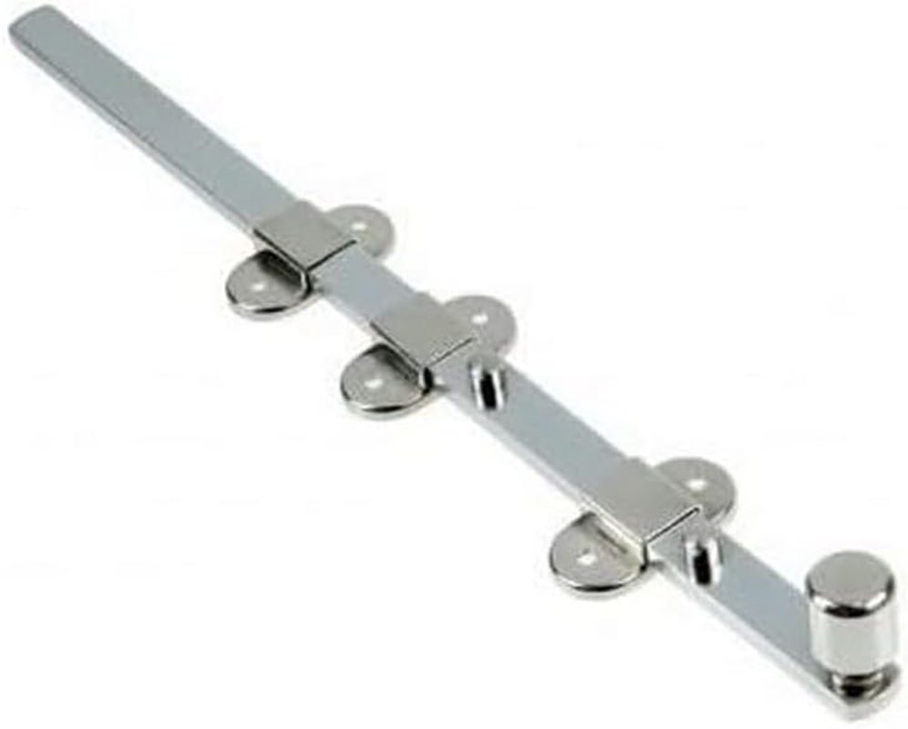 Romak 816350 Satin Chrome Plated Panic Bolt, 450 Mm Length