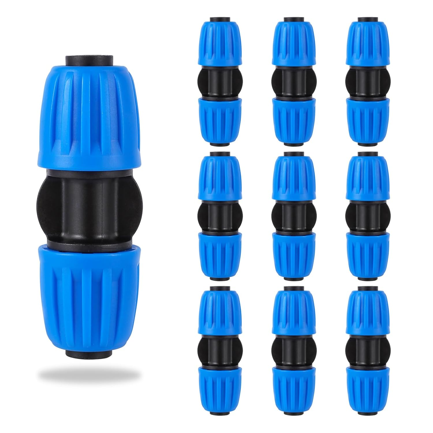 1/2" Blue Drip Irrigation Plug,For 1/2 Inch (16Mm) Irrigation Tubing(Od 0.620 In.Id Is 0.520. In) (10 Pcs Blue) image number 5