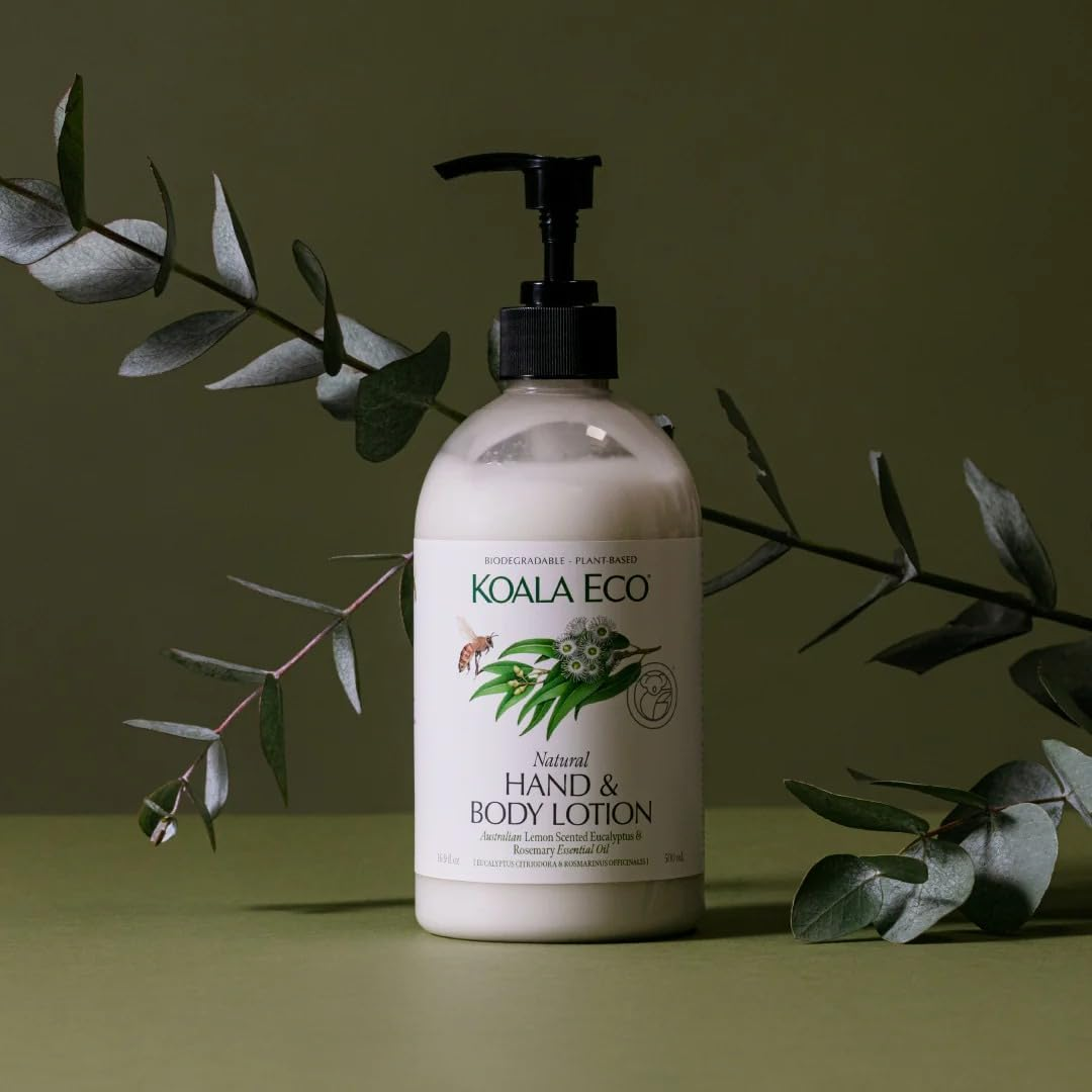 Koala Eco Lemon Scented Eucalyptus and Rosemary Natural Hand and Body Lotion - 500 Ml