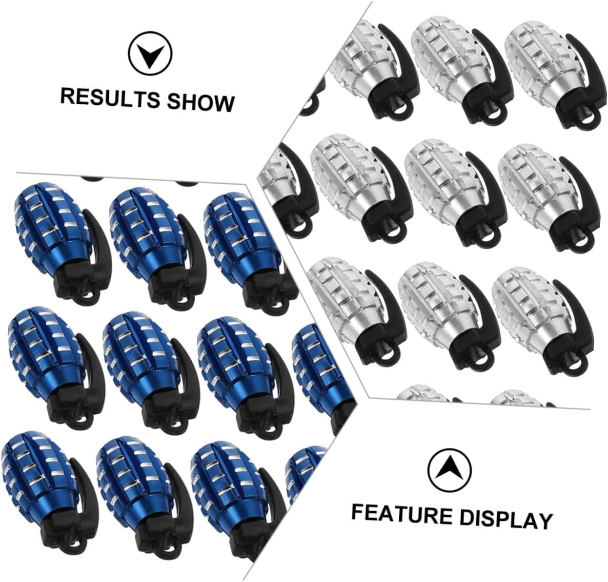 PLAFOPE Car Valves Stem Caps 20Pcs Universal Design Prevent Leakage Tire Caps for Cars Trucks Motorcycles Bicycles