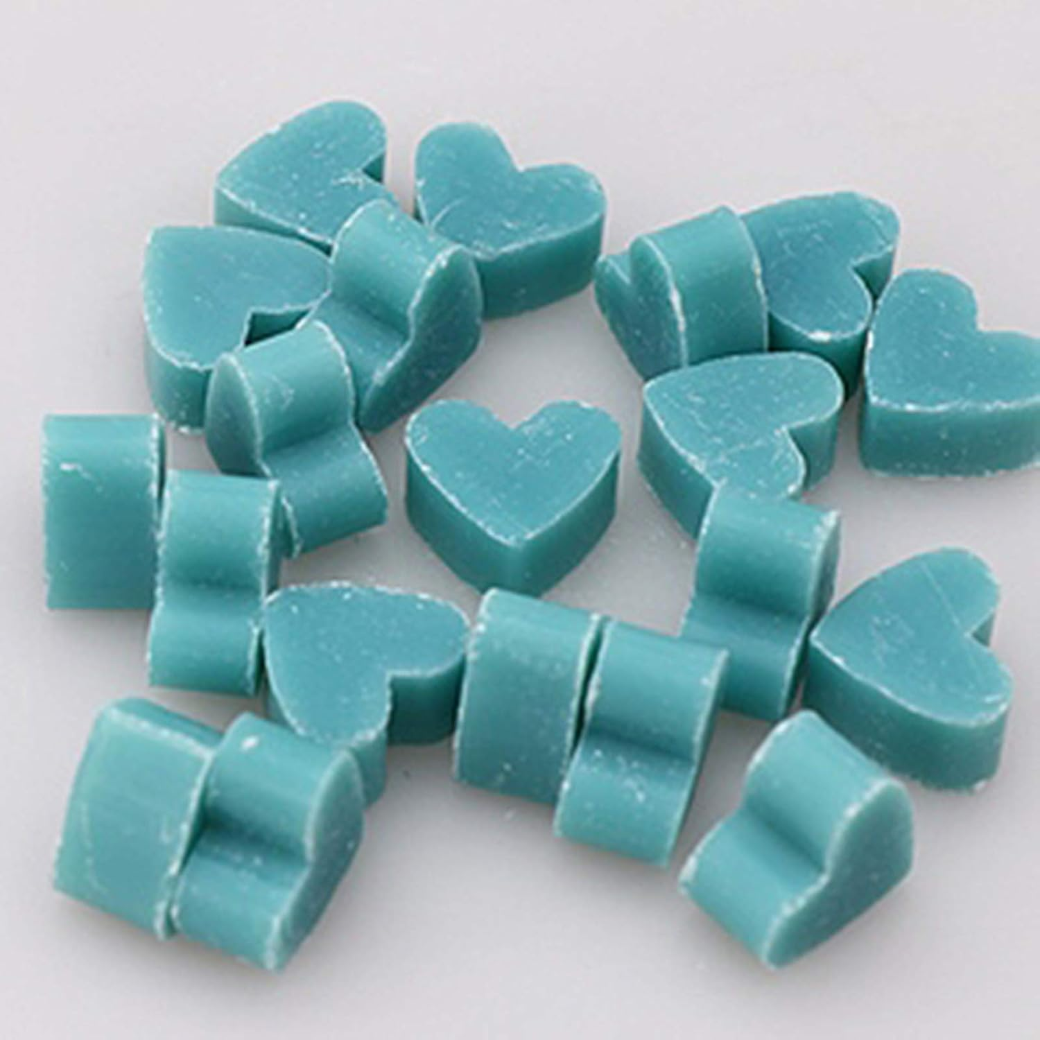 Florex Sheep'S Milk Soap Mini Heart Pack of 50 Cornflower in Organza Bag Soap Guest Gift image number 1