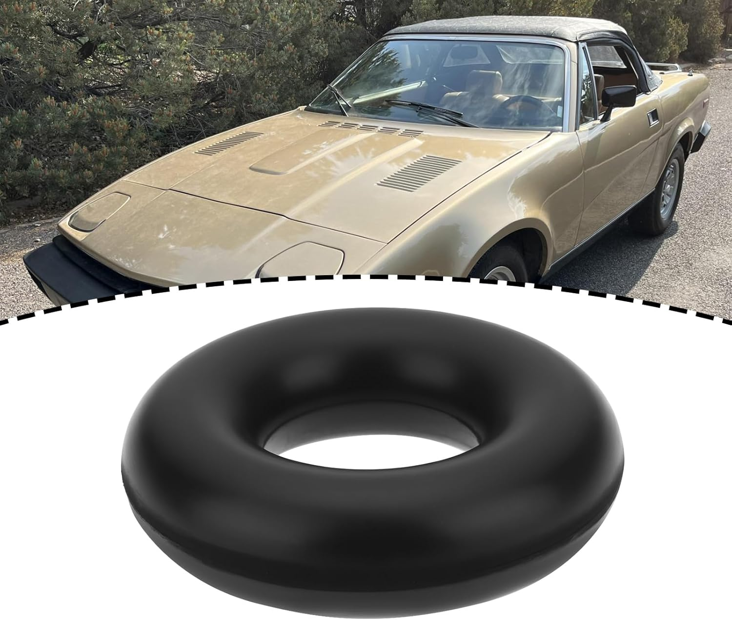 Ecsing 8Pcs Exhaust Mounting Rings 19X43X12Mm Gex7487 Compatible with Triumph TR7 TR8 image number 3