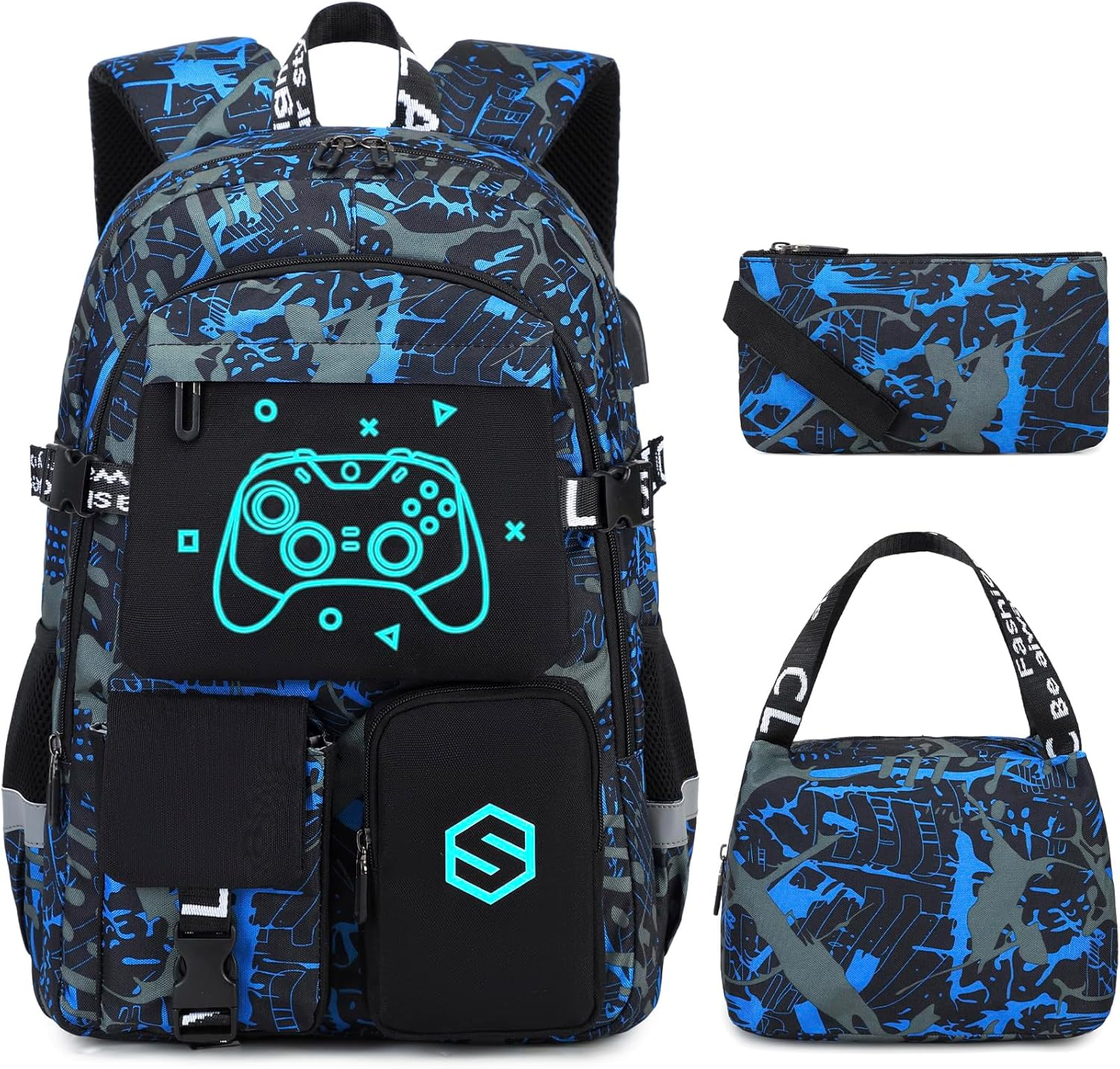 Scothen Cool Luminous School Backpacks for Boys