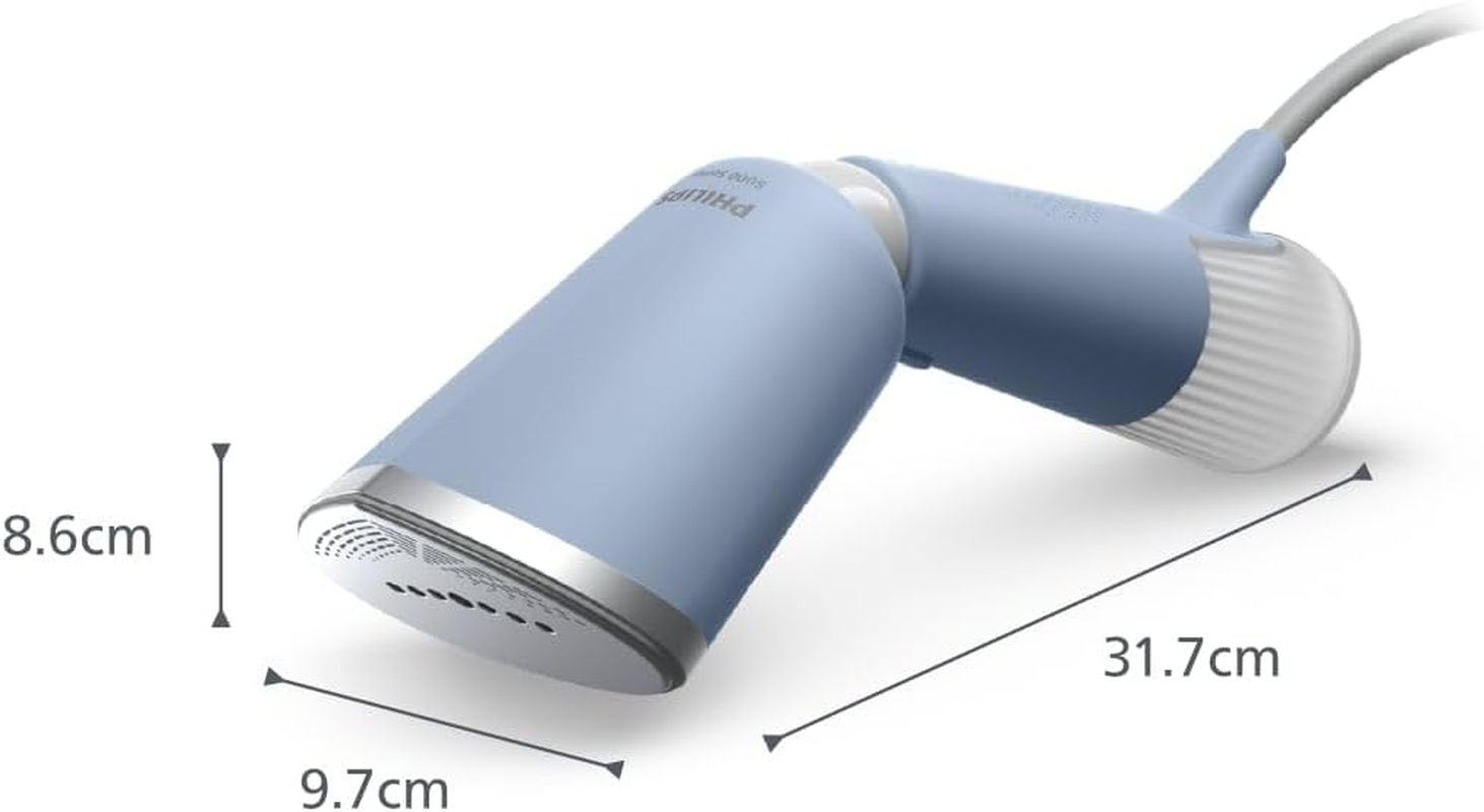 Philips Steamer 5000 Series - 35 Seconds Heating, Active Heated Steam Plate, Eco Mode, for Delicate Textiles, Steams Vertical & Horizontal, Glove & Bag, Sky Blue (STH5020/20) image number 1