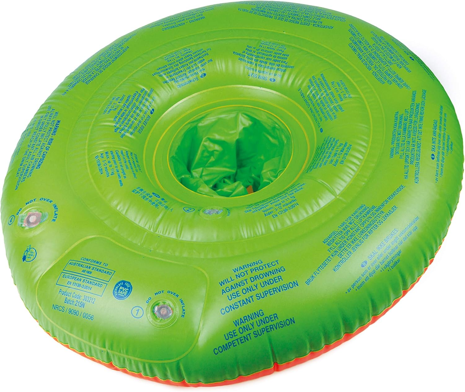 Zoggs Baby Zoggy Inflatable Trainer, Swim Seat image number 1