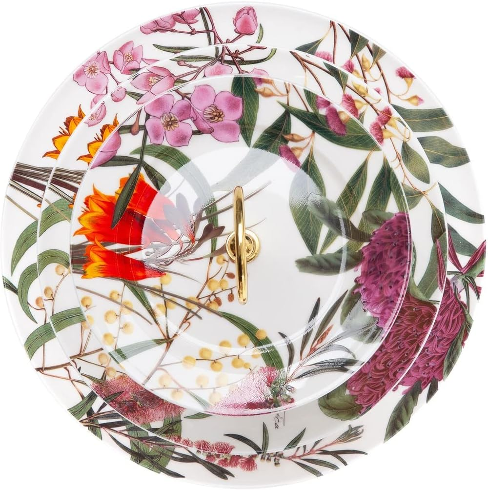Maxwell & Williams Royal Botanic Gardens Australian Botanics 3 Tiered Cake Stand Gift Boxed image number 4