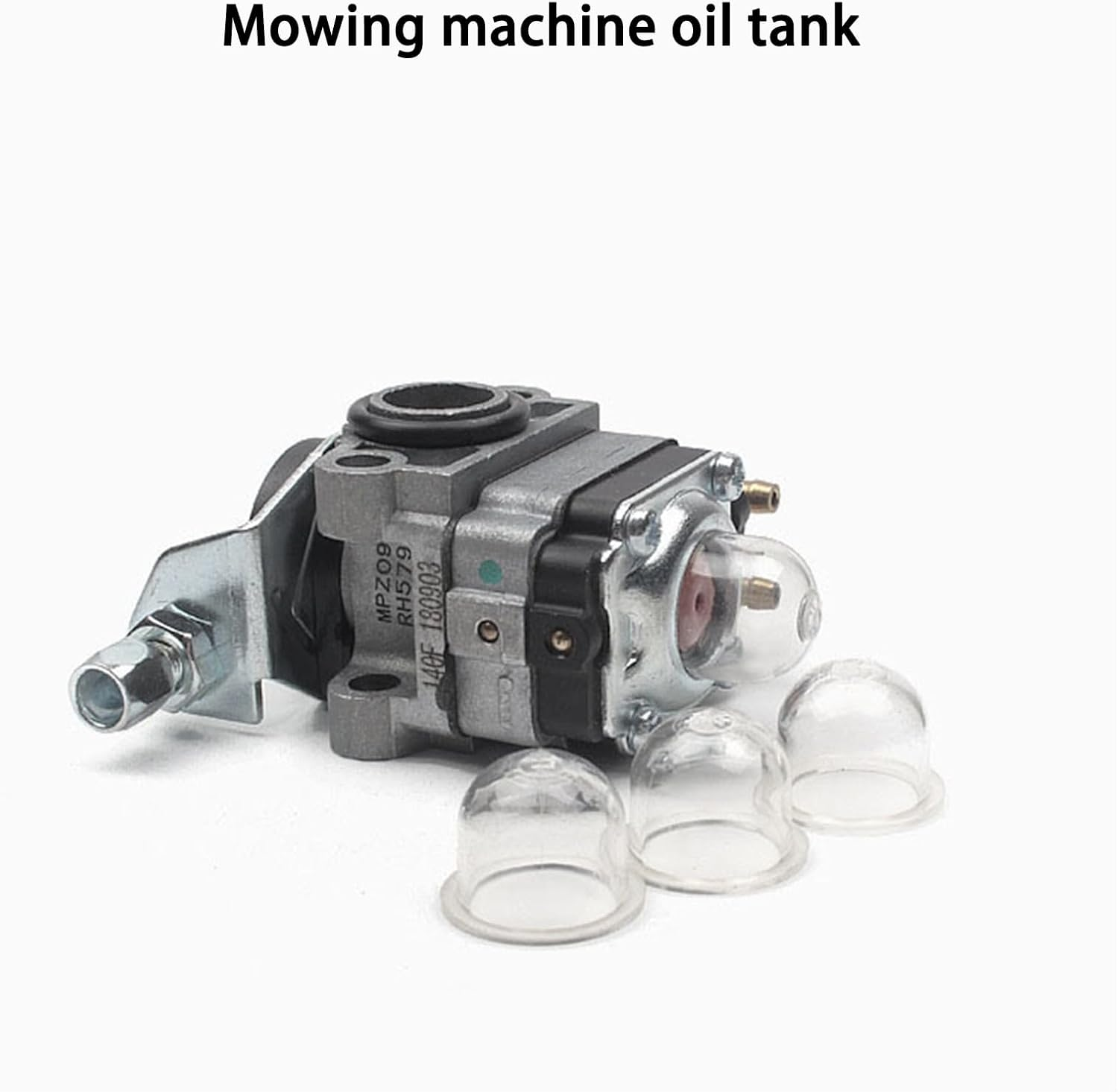 Primer Bulbs, Fuel Primer Bulb Pump 19Mm & 22Mm Transparent Carburetor Oil Cup, Replacement Primer Bulbs for Chainsaws, Trimmer, Blowers Cutter Lawn Mower image number 1