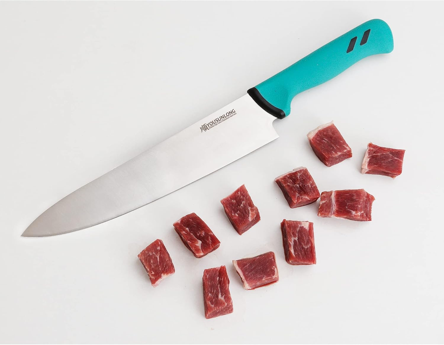 YOUSUNLONG Chef Knife - 10 Inch - Premium High-Carbon Molybdenum Steel Blade - Butchery Meat Processing Knife - Meat Cleaver Kitchen Knives - Ergonomic & Non-Slip Handle image number 1