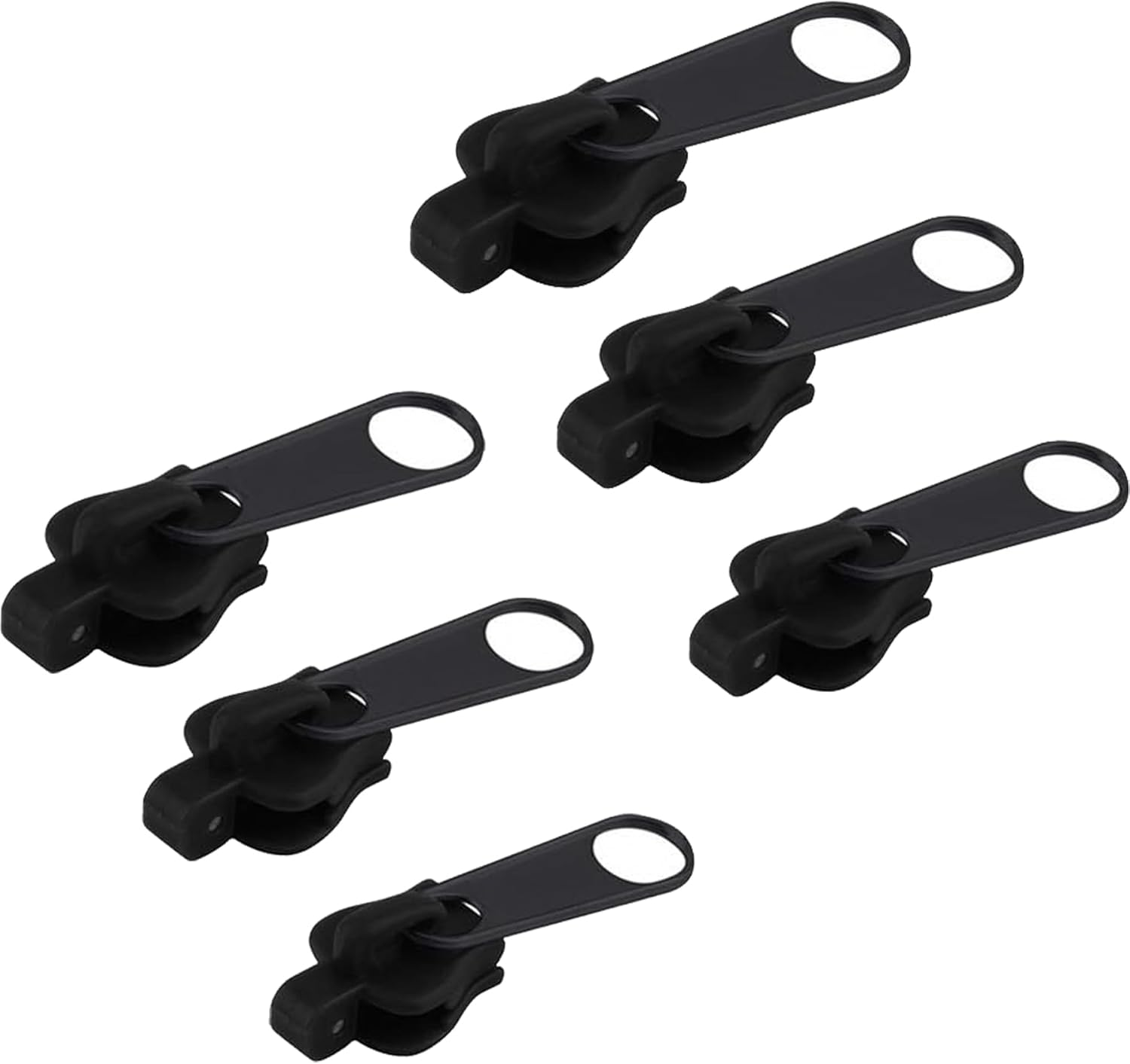 6Pcs Universal ABS Plastic Zipper Pull Fix Repair Kit image number 5