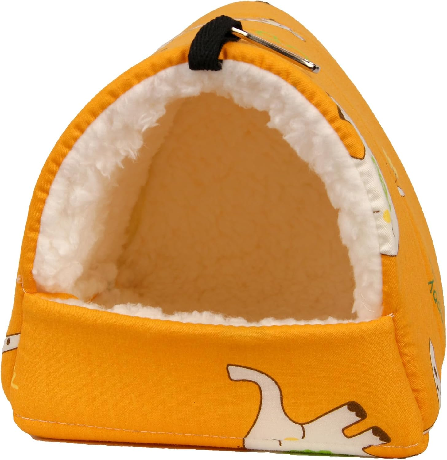 Bird Hanging Hammock Winter Warm Parrot Nest House Bed Plush Snuggle Pet Cave Hammock Toy for Conure Lovebird Budgie Parakeet Cockatiel Cage Accessory (Small) image number 2