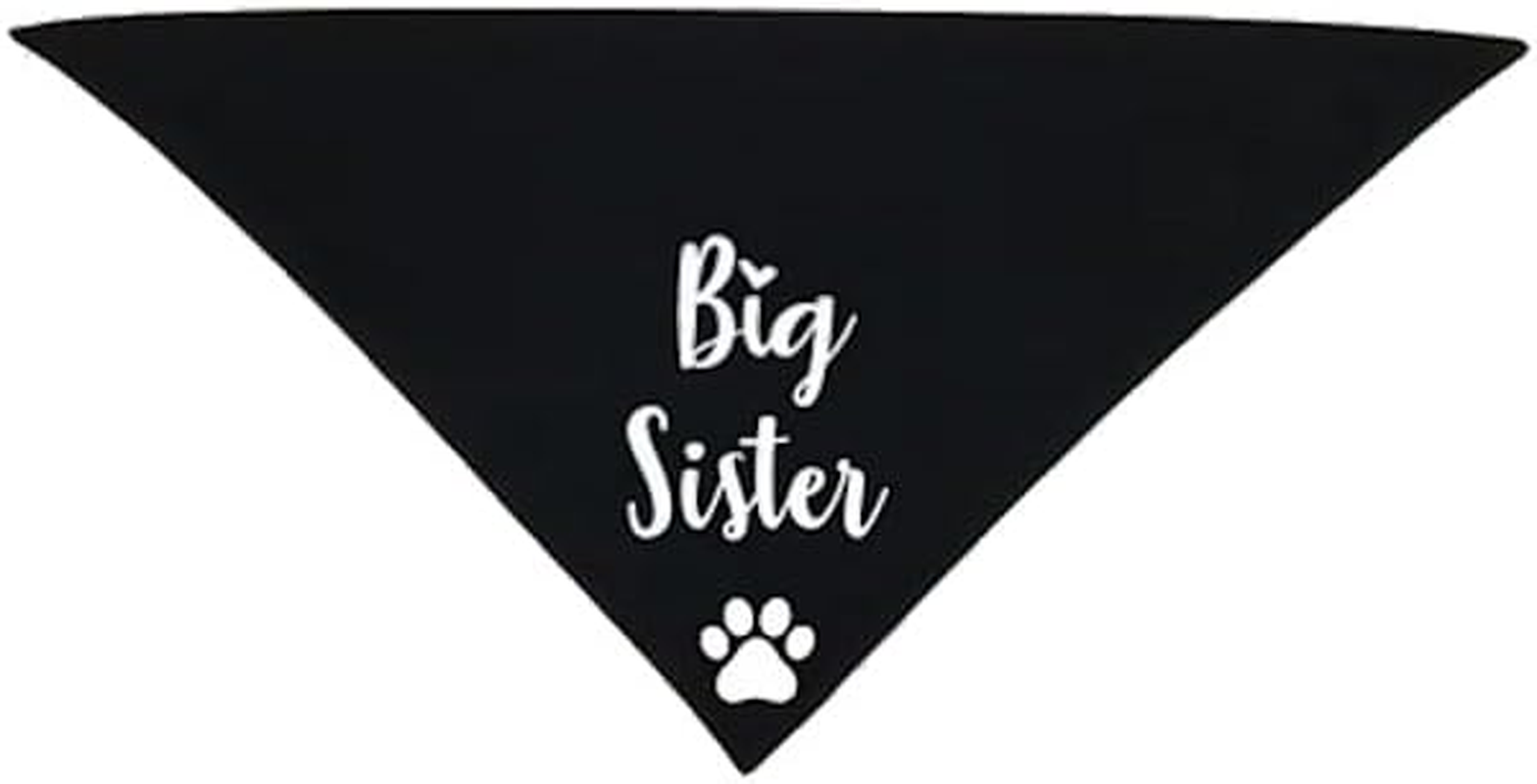 Big Sister Announcement Dog Bandana Baby Pregnancy Gift Shower Party Decoration image number 1