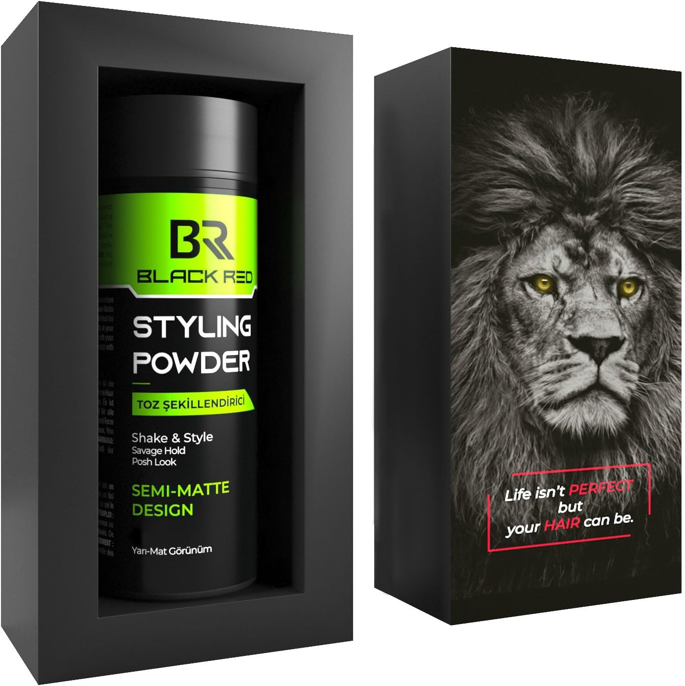 Black Red&reg; Texturising Hair Styling Powder, 20 Gr: Get Invisible Texture and Volume for a Natural, Semi-Matte Look with Our Special Formula for Men and Women image number 4
