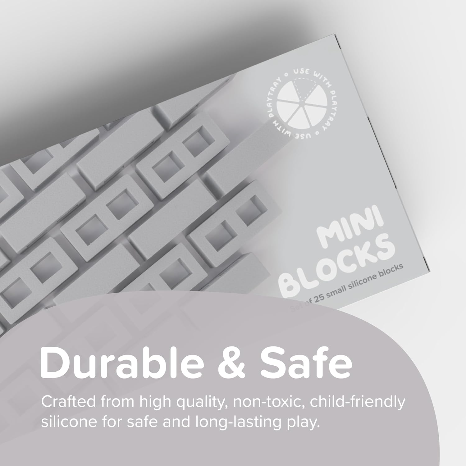 25 X Mini Silicone Building Blocks for Sensory Play and Messy Play - Construction Sensory Bin Filler - Creativity for Kids Sensory Bin image number 2