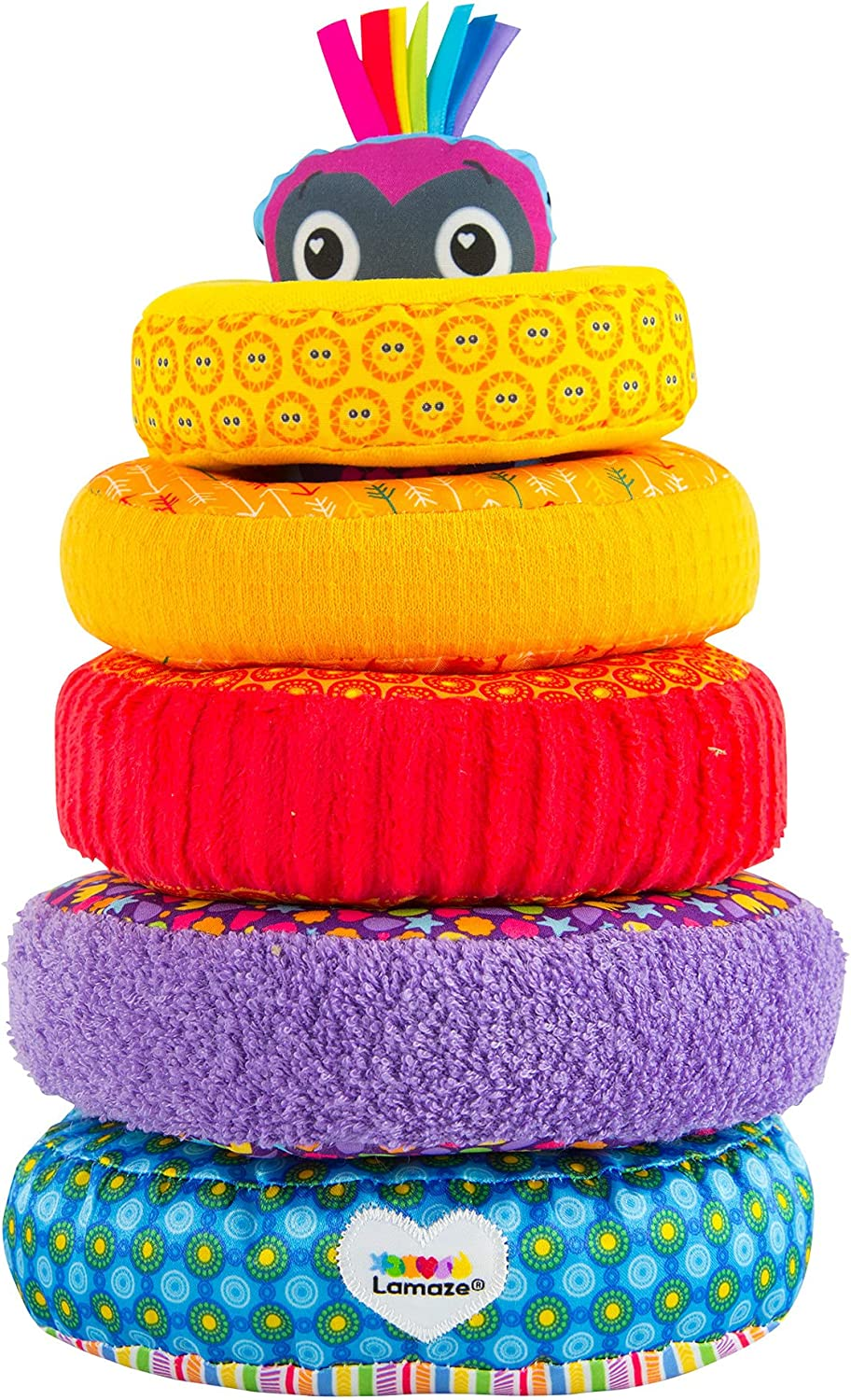 Lamaze Rainbow Stacking Rings image number 2