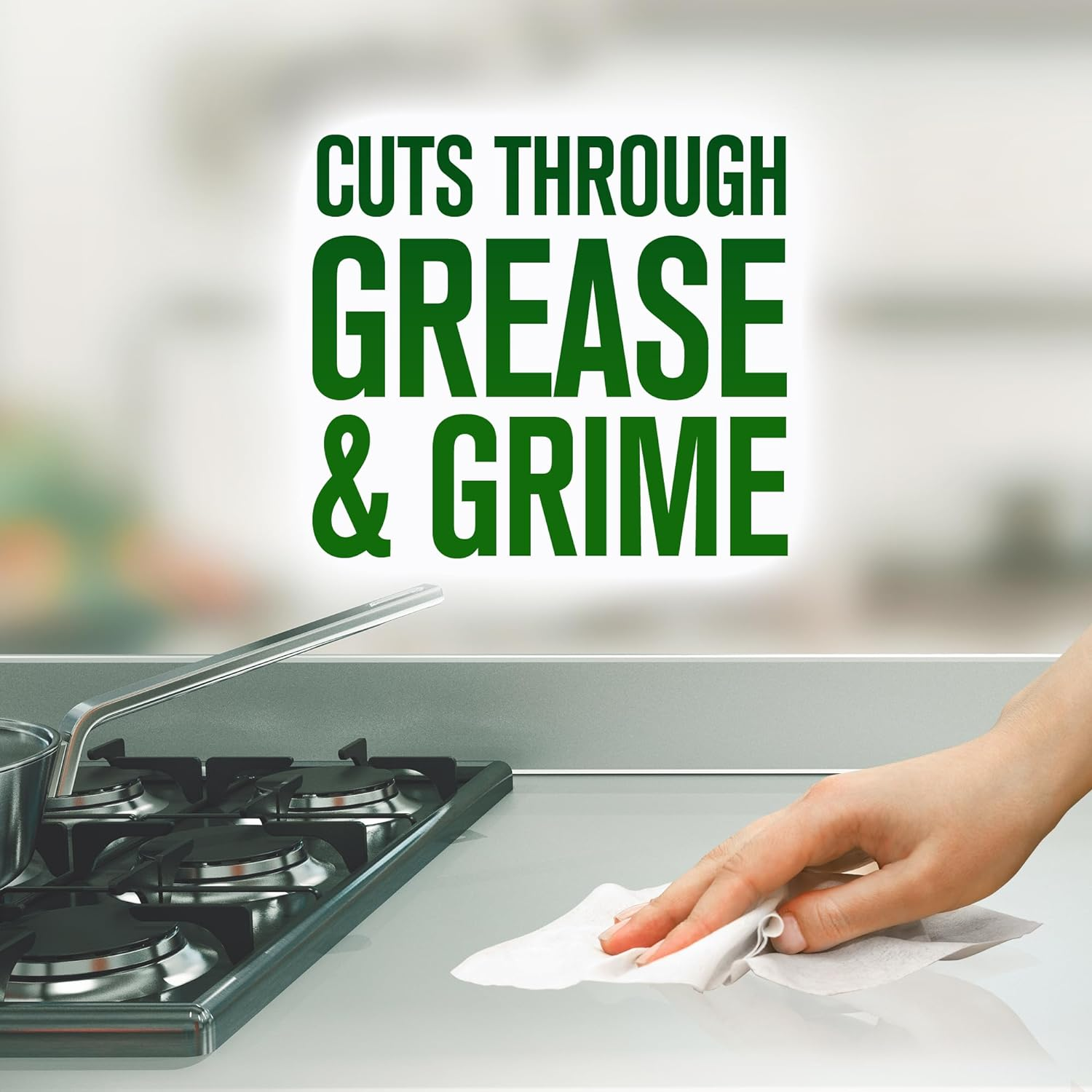 Pine O Cleen 24H Germ Protection Disinfectant Biodegradable Wipes Lemon Lime 252 Pack image number 4