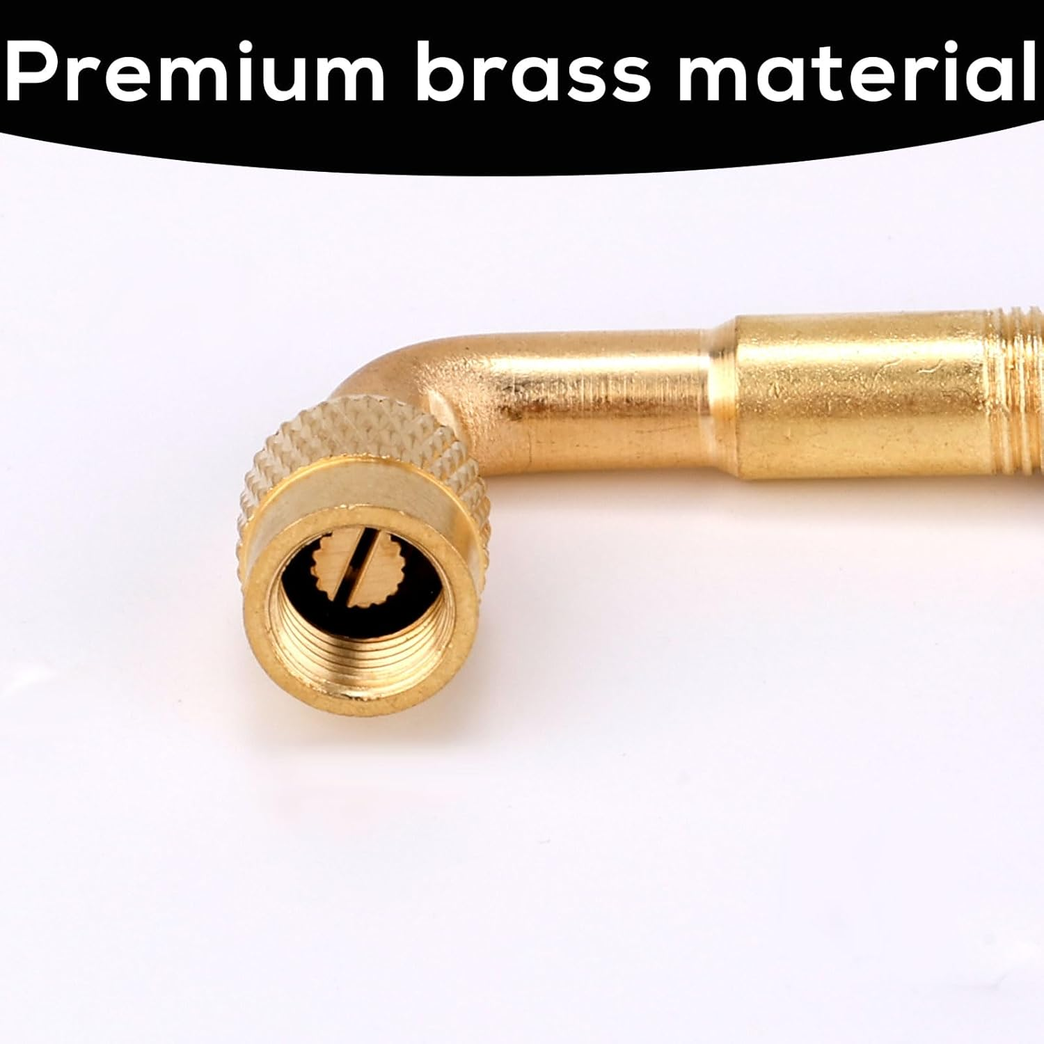 6Pcs Tire Valve Extensions, 45 90 135 Degree Valve Stem Adapter Tire Valve Extender Valve Stem Extenders Tyre Valve Extension Adaptor for Cars Bicycles Motorcycles Rvs image number 5