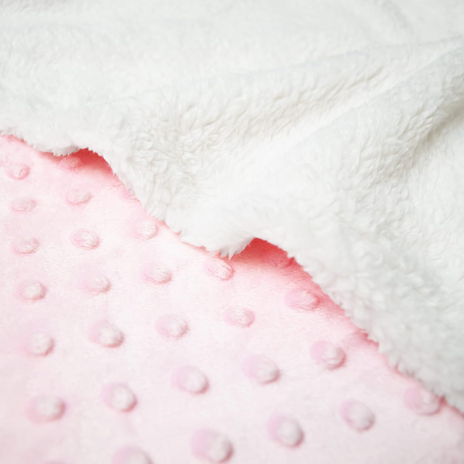 American Baby Company Heavenly Soft Chenille Sherpa Toddler Blanket, Pink, 36" X 48", for Girls - Pink image number 6