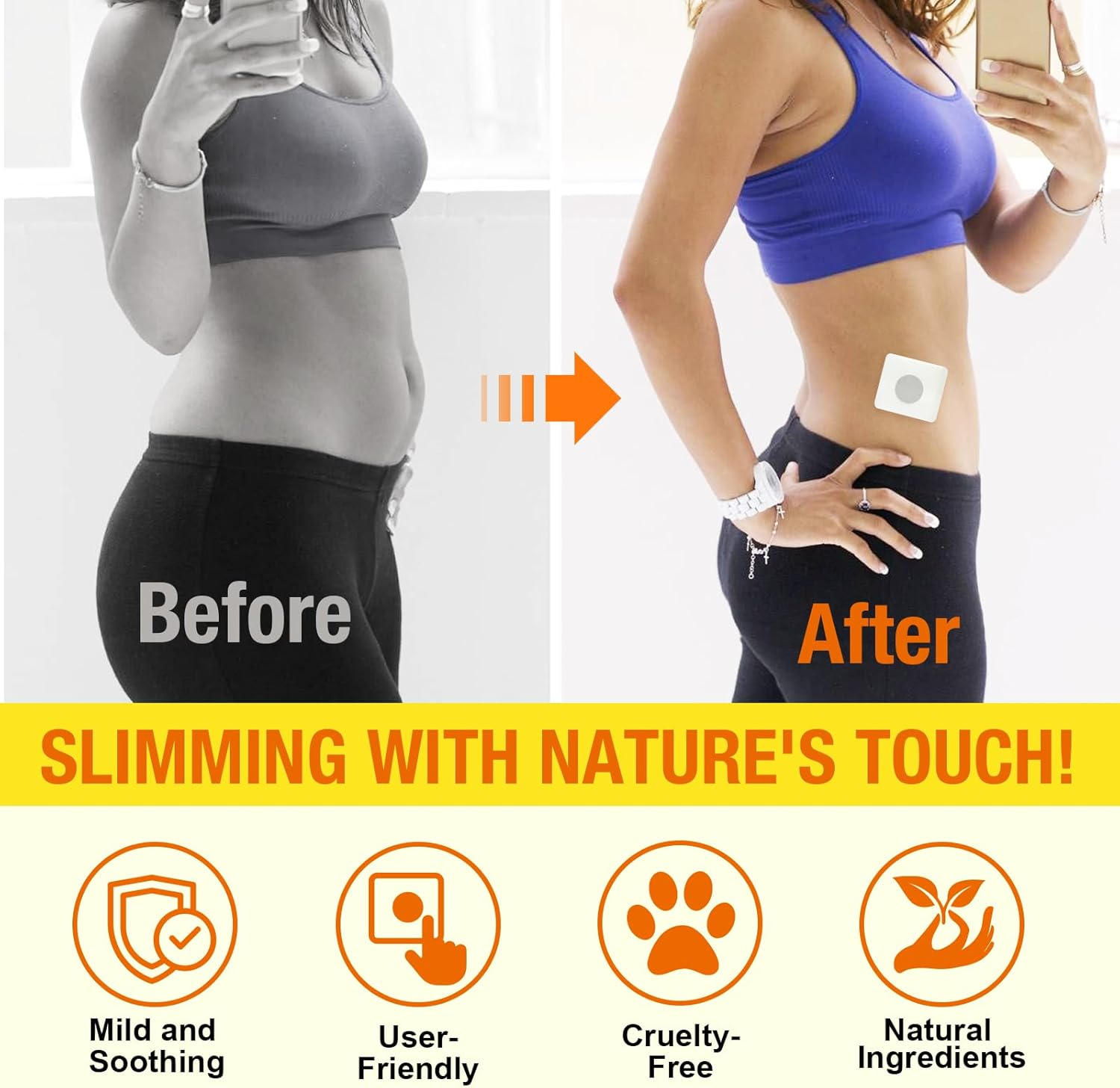 New Bee Venom Patches, Slim Patch for Women, Weight Loss Patches, Comfortable and Easy to Use (24Pcs) image number 4