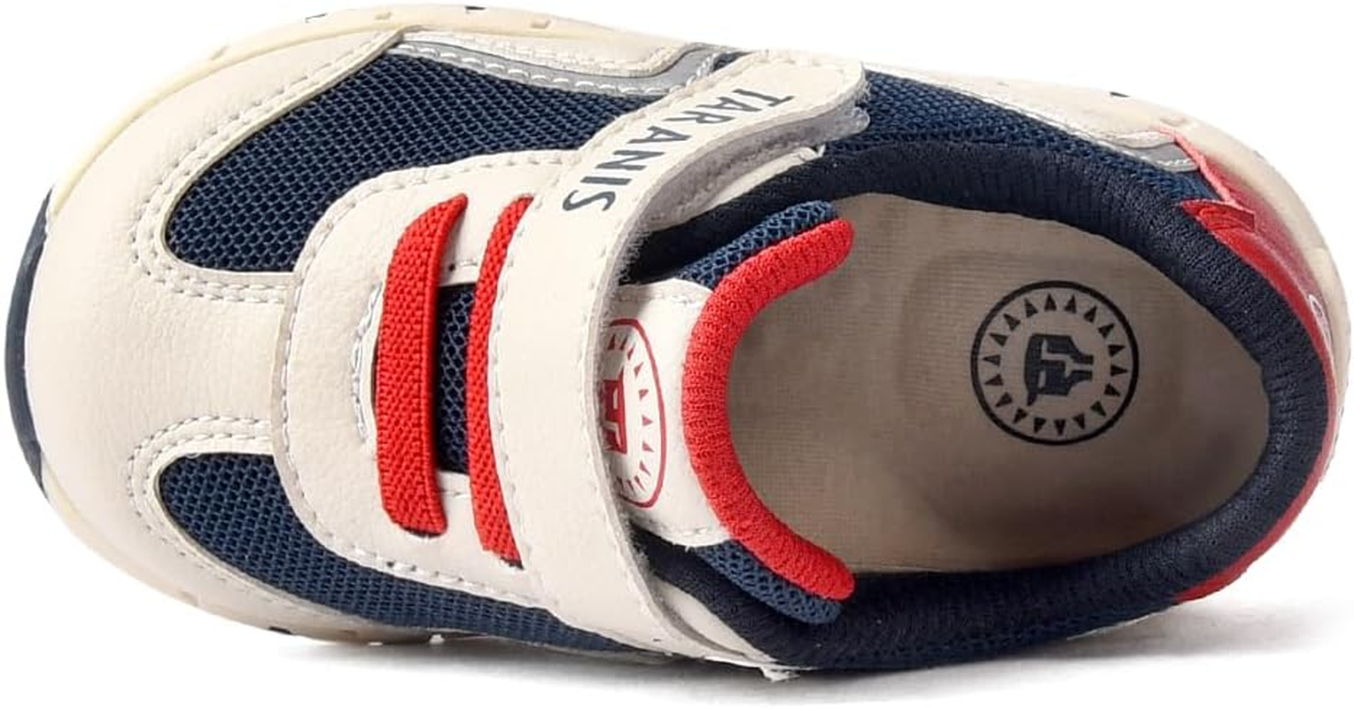 TARANIS Toddler Shoes Mesh Glitter Anti-Slip Soft Rubber Sole Boys Girls Lightweight Breathable Baby Walking Shoes