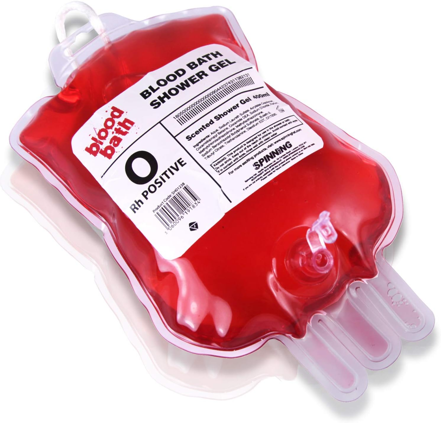 Gift Republic Blood Bath Shower Gel 400 Ml - Cherry Scented Horror-Inspired Novelty Gel in Realistic Blood Bag image number 5