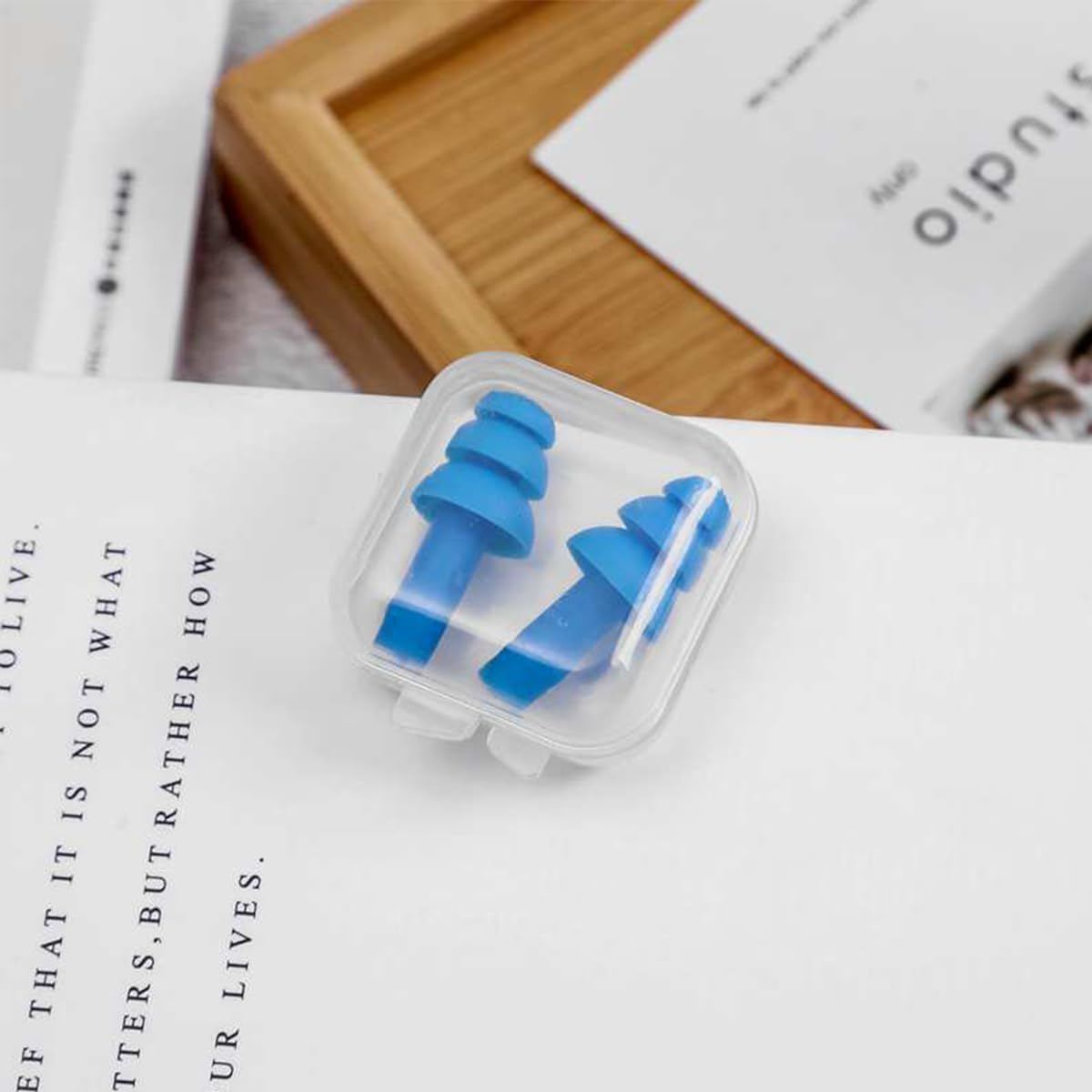 13 Pairs Ear Plugs for Swimming,Silicone Ear Plugs for Sleeping,Reusable for Noise Reduction,Soft for Sleeping Noise Cancelling,Suitable for Swimming,Noisy Places image number 4