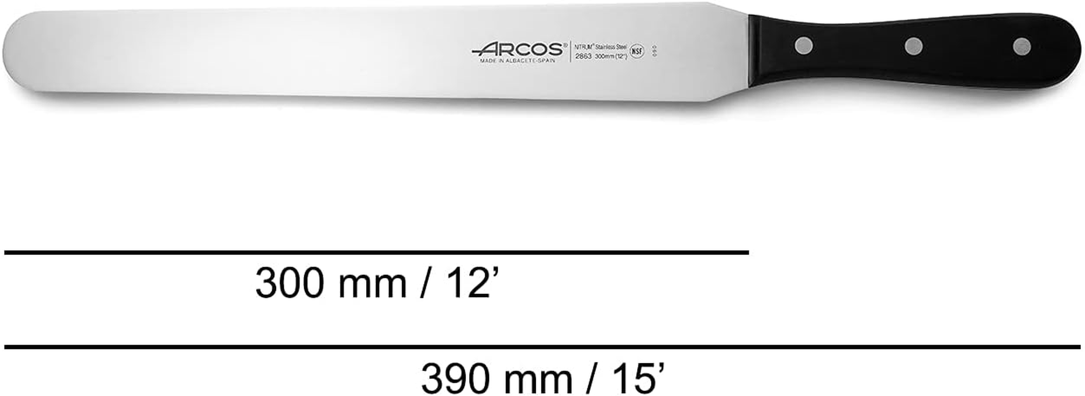 Arcos Universal Knife 300 Mm, Stainless Steel Ands Plastic image number 3