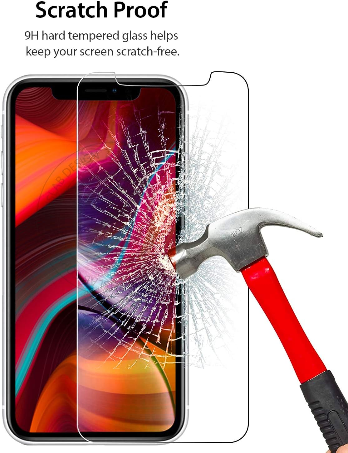 [3 Pack] ZUSLAB Screen Protector for Iphone 12 Mini 5.4"Tempered Glass with Installation Alignment Frame